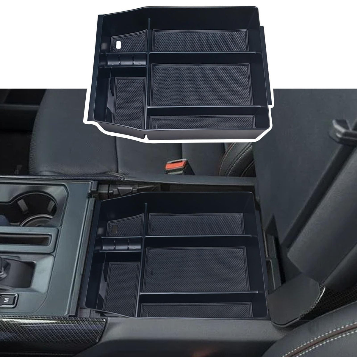Zxiaochun Center Console Organizer for 2021-2024 Ford F150 - Product Imagery
