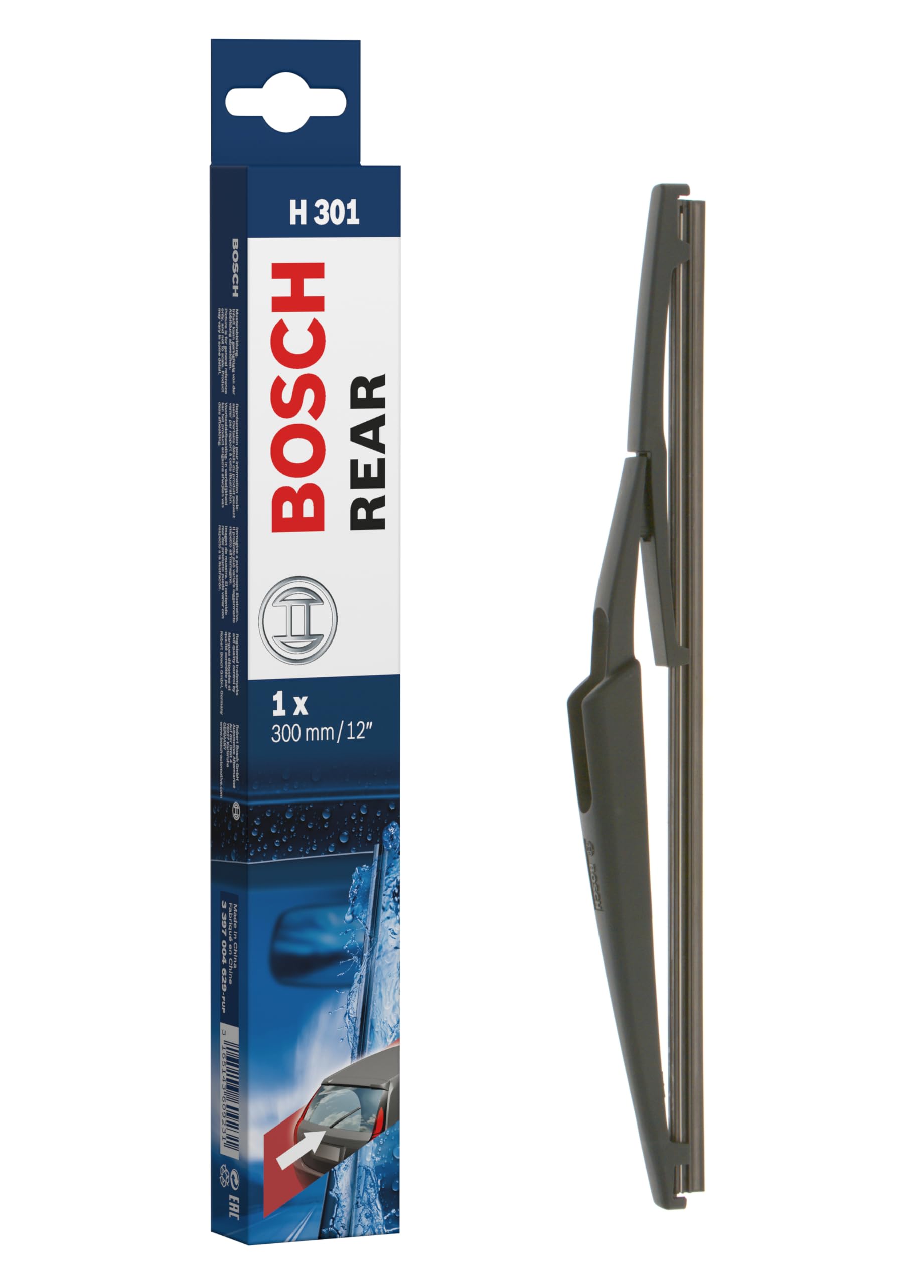 BOSCH H301 Original Equipment Specialty Rear Wiper Blade; - Product Imagery