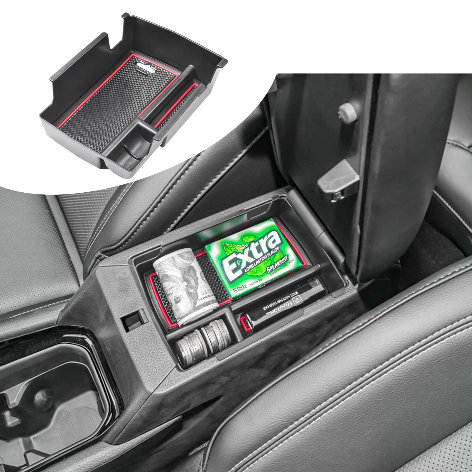 Center Console Organizer Tray For 2022-2025 2026 Jeep Compass - Product Imagery