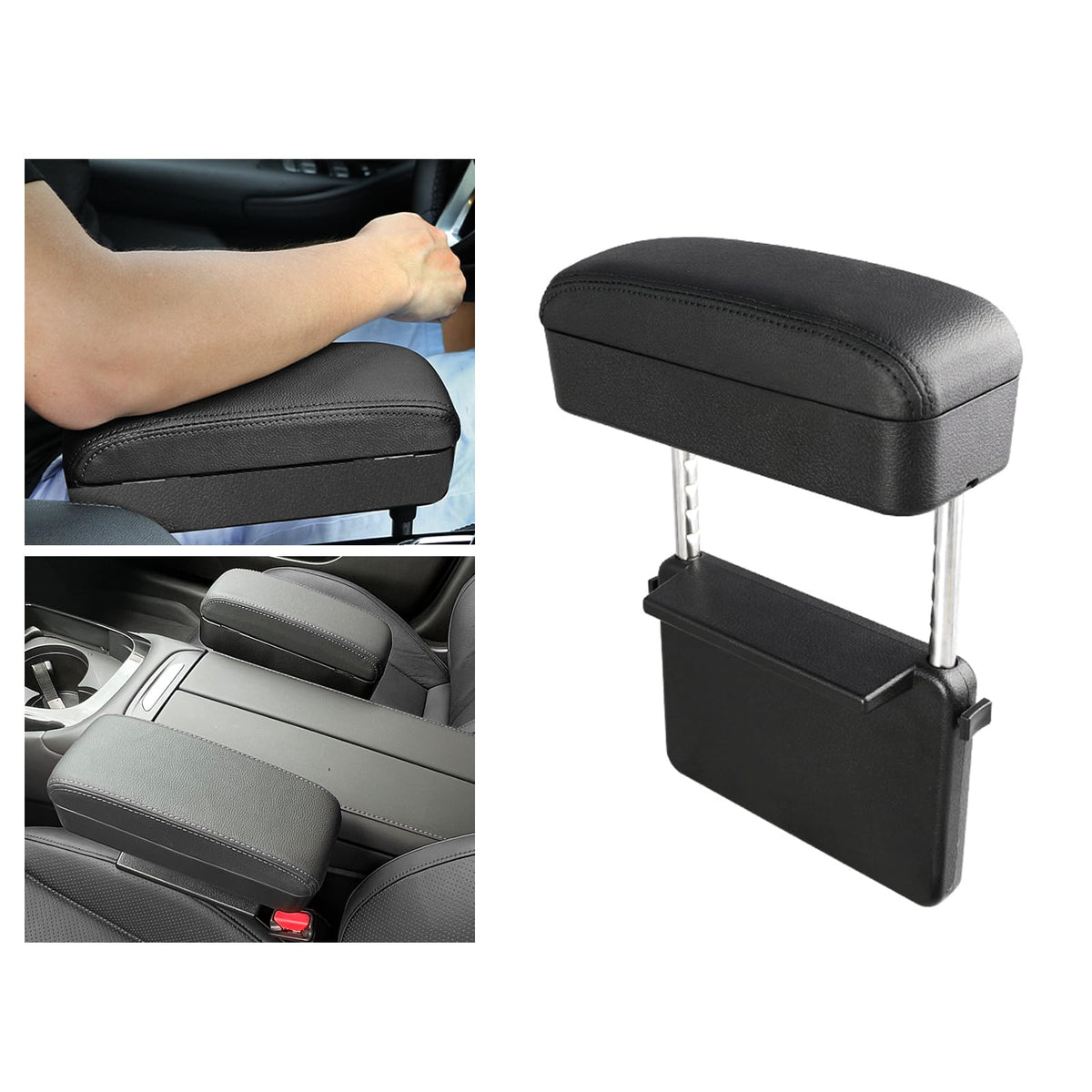 CDEFG Car Armrest Support Elbow Rest Pad Armrest Extender - Product Imagery