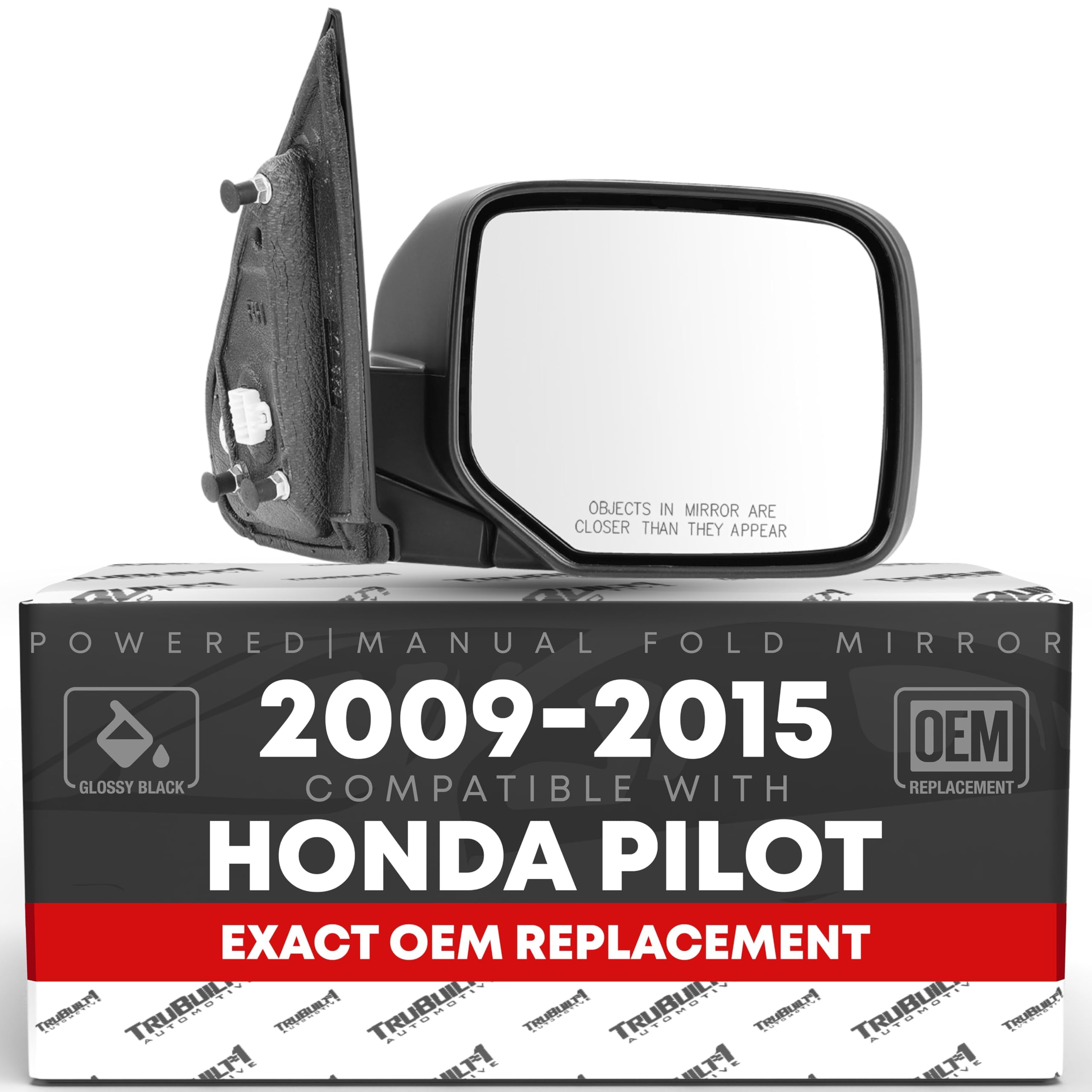 Passenger Side Mirror Replacement - Compatible with 2009-2015 - Product Imagery