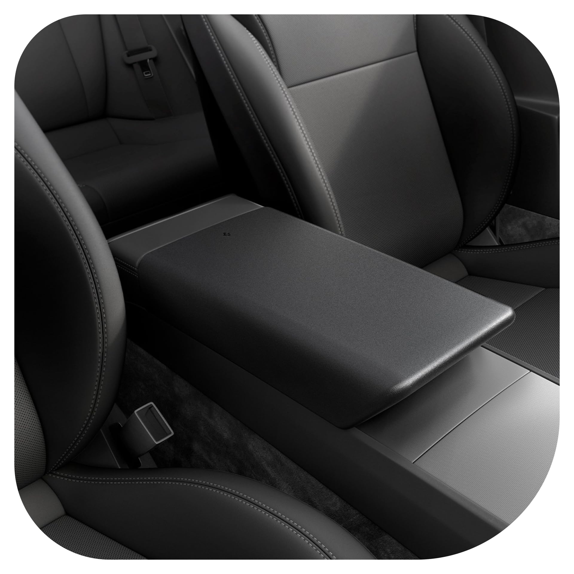 Spigen Armrest Cover for Tesla Model Y Juniper & YL & 3 Highland - Product Imagery