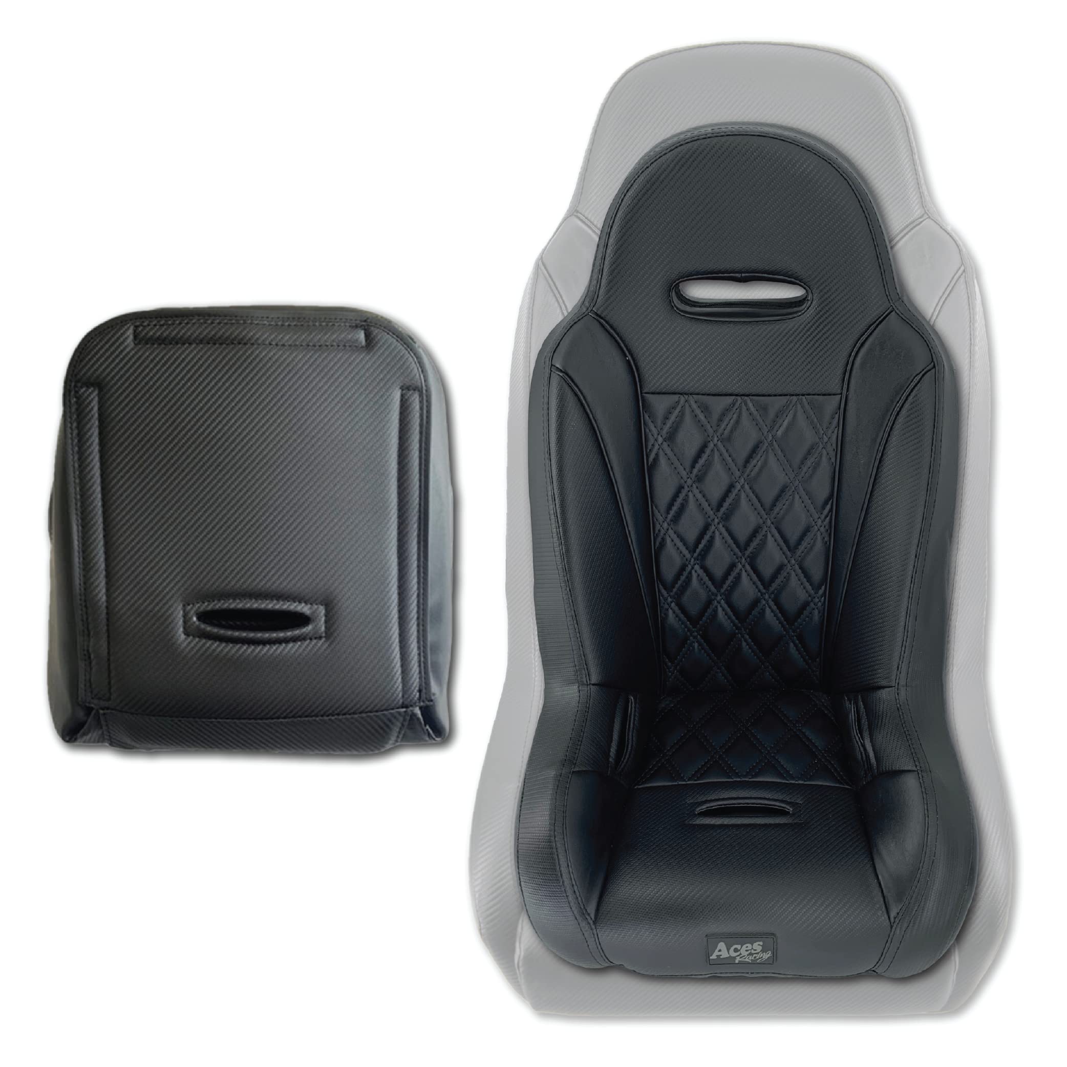 SxS UTV Junior Seat (Fits Stock and Aftermarket Seats) (Black) - Product Imagery