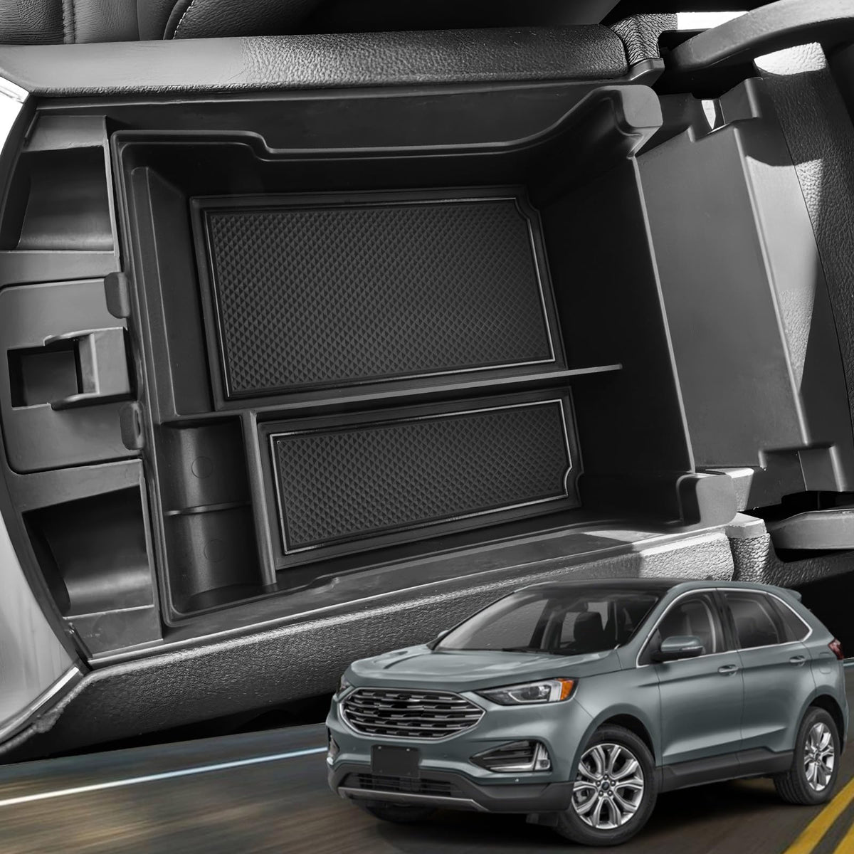 for 2024 Ford Edge Center Console Organizer Tray for 2021-2024 - Product Imagery