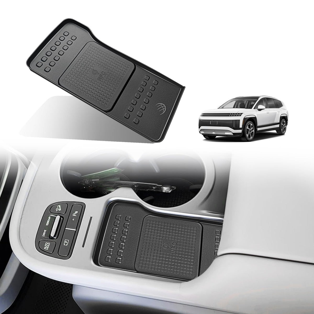 BestEvMod Wireless Charger Mat Non Slip for 2026+ Hyundai Ioniq - Product Imagery