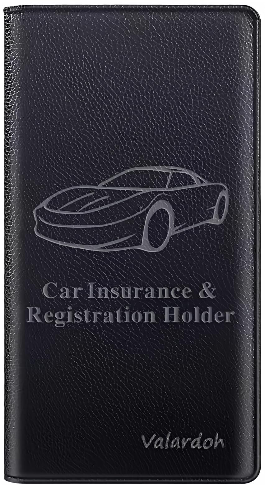Valardoh Premium Car Registration and Insurance Card Holder, Car - Product Imagery