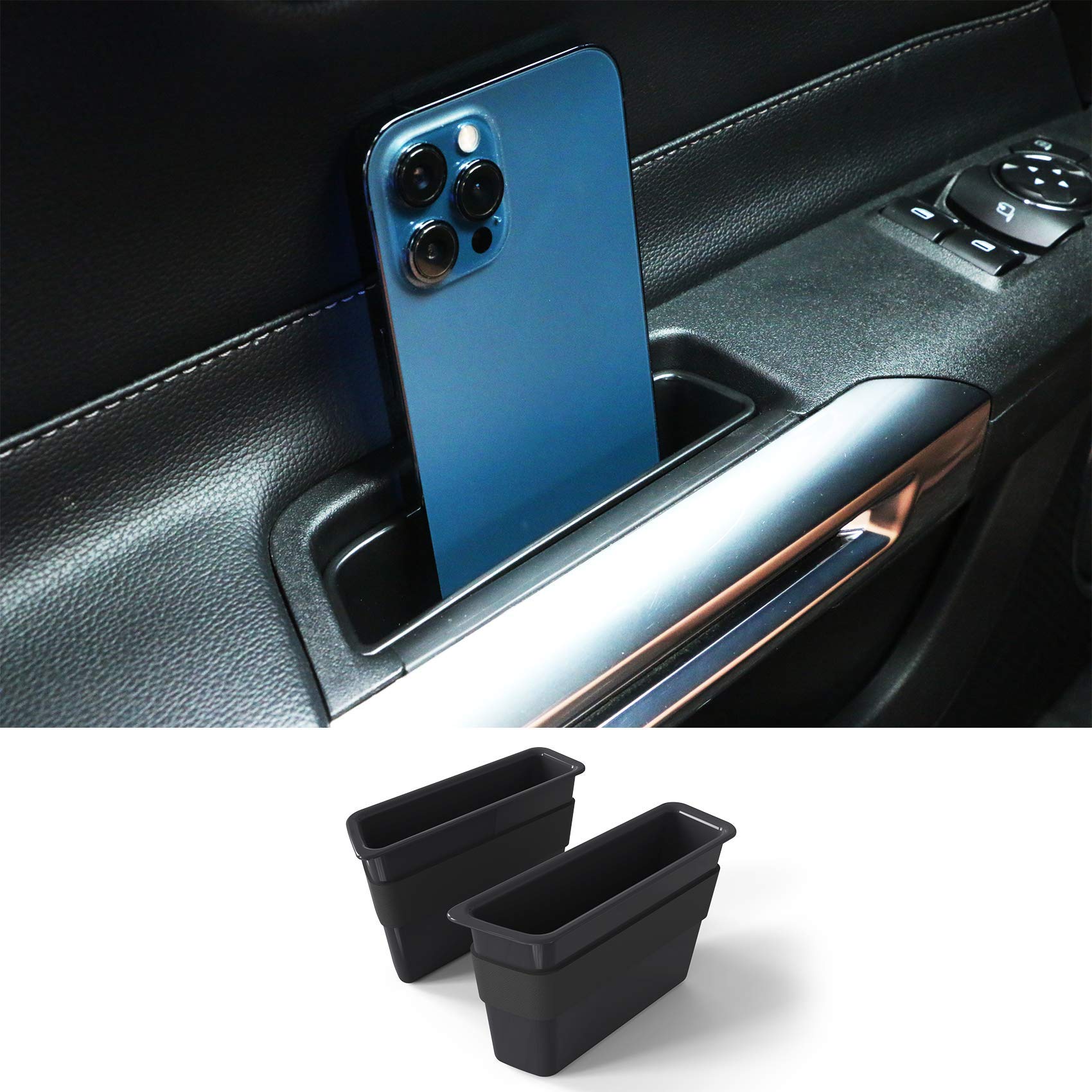 Door Side Storage Box Interior Accessories for Ford Mustang - Product Imagery