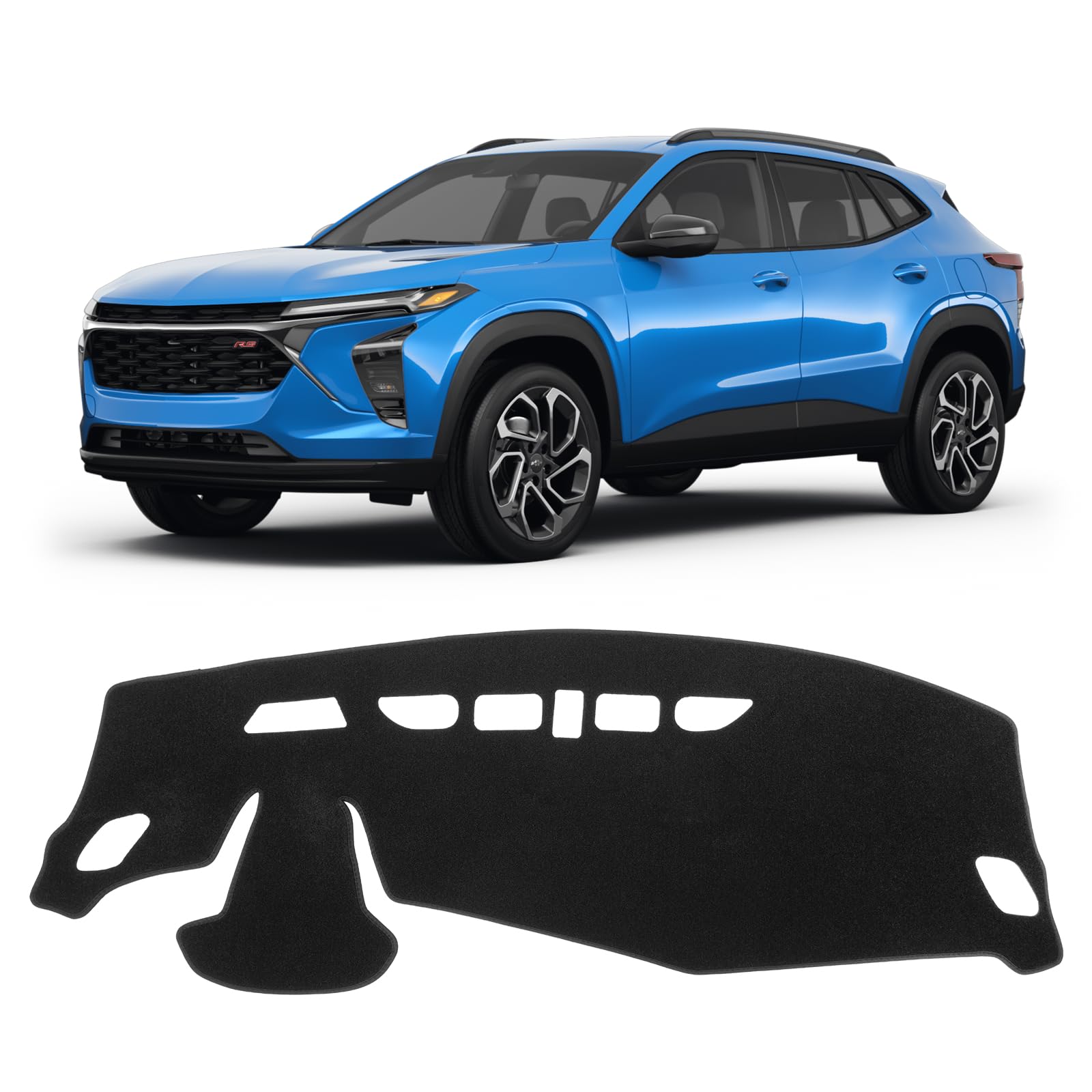 KUST Black Dash Cover for Chevrolet/Chevy Trax 2024 2025 2026 - Product Imagery