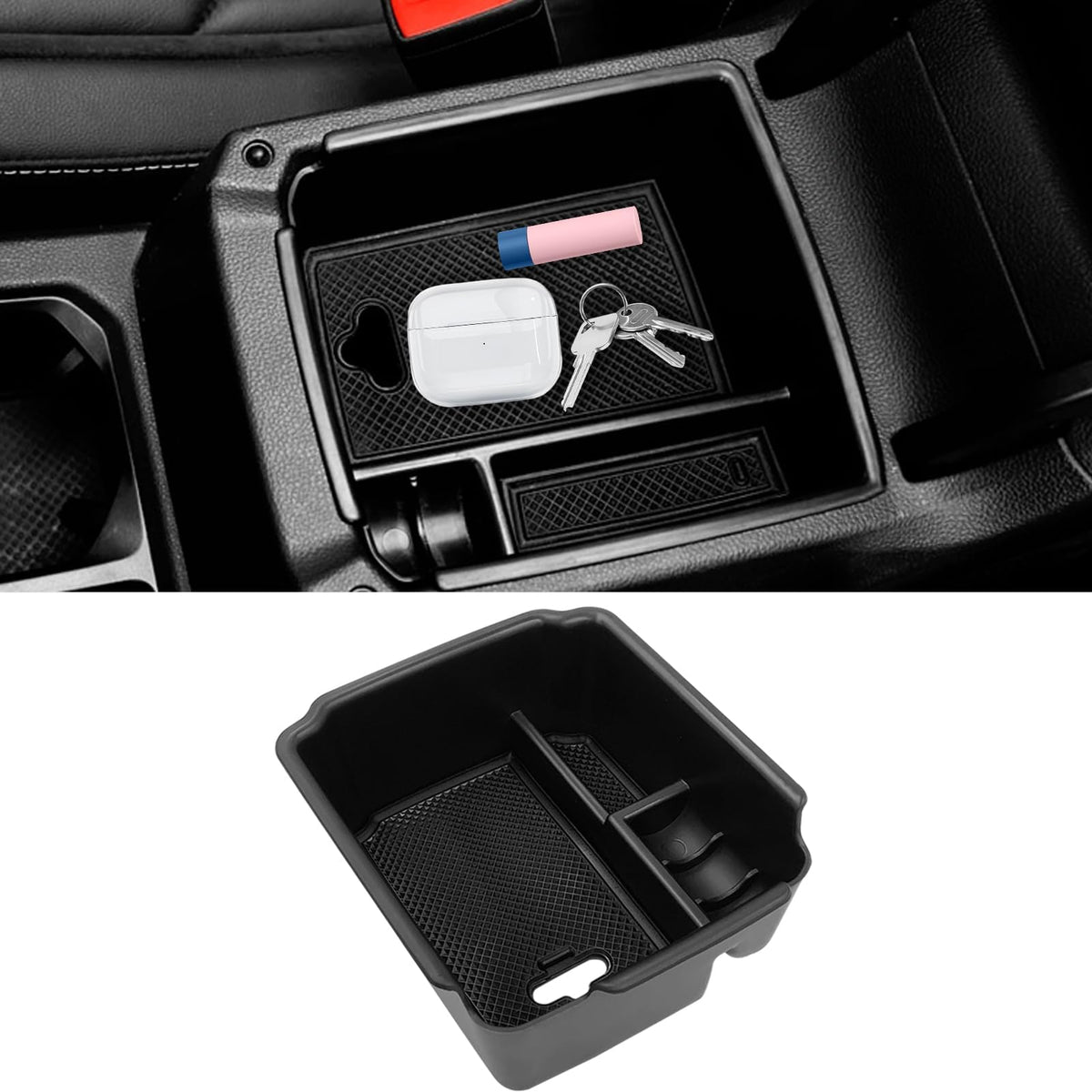 TTCR-II Center Console Organizer Tiguan 2018-2024 - Product Imagery