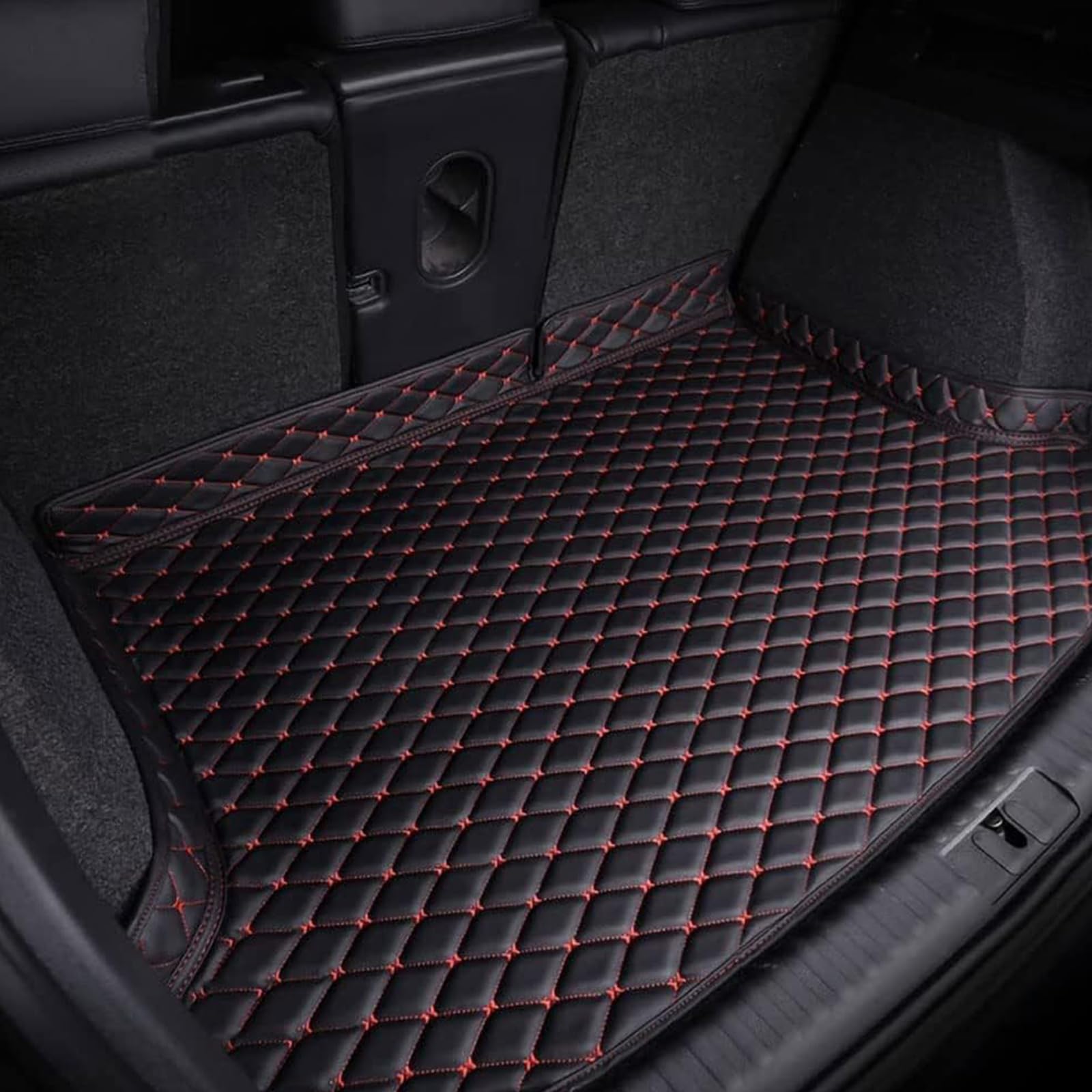 Leather Car Trunk Mat for Lincoln Aviator(6seats) 2020 2021 2022 - Product Imagery