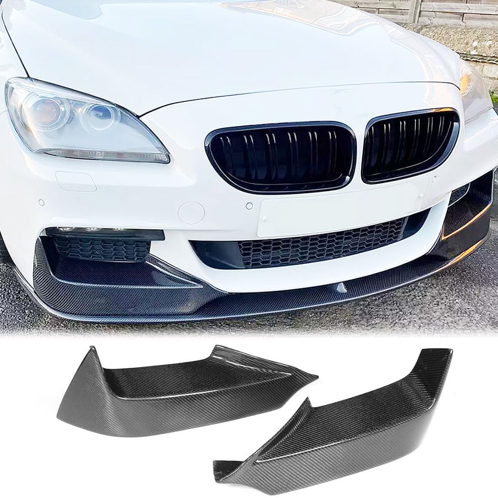 Carbon Fiber Front Splitters for BMW 6 Series F06 F12 F13 M - Product Imagery
