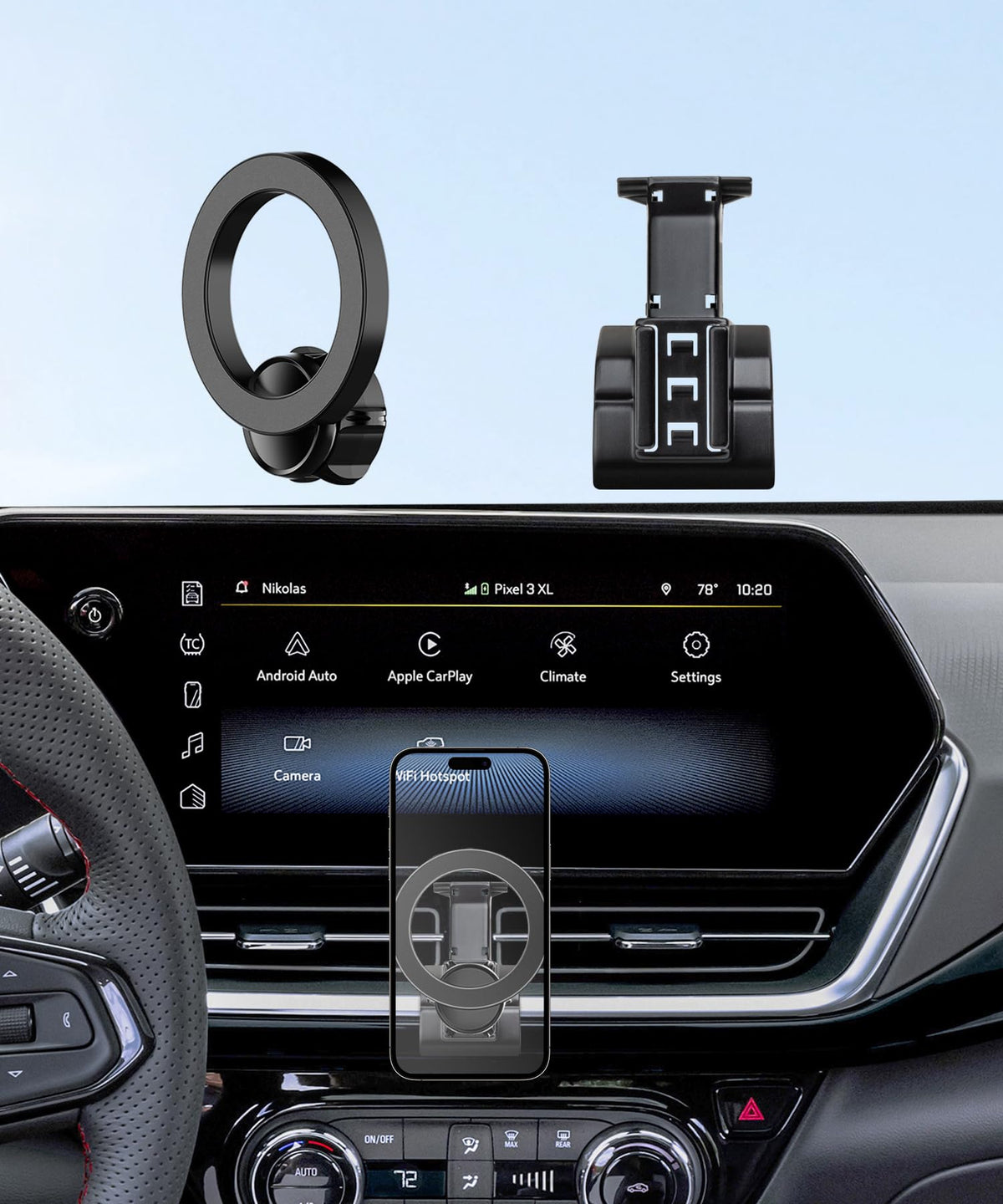 Car Phone Holder for Chevrolet Trax 2024-2026 Magsafe - Product Imagery