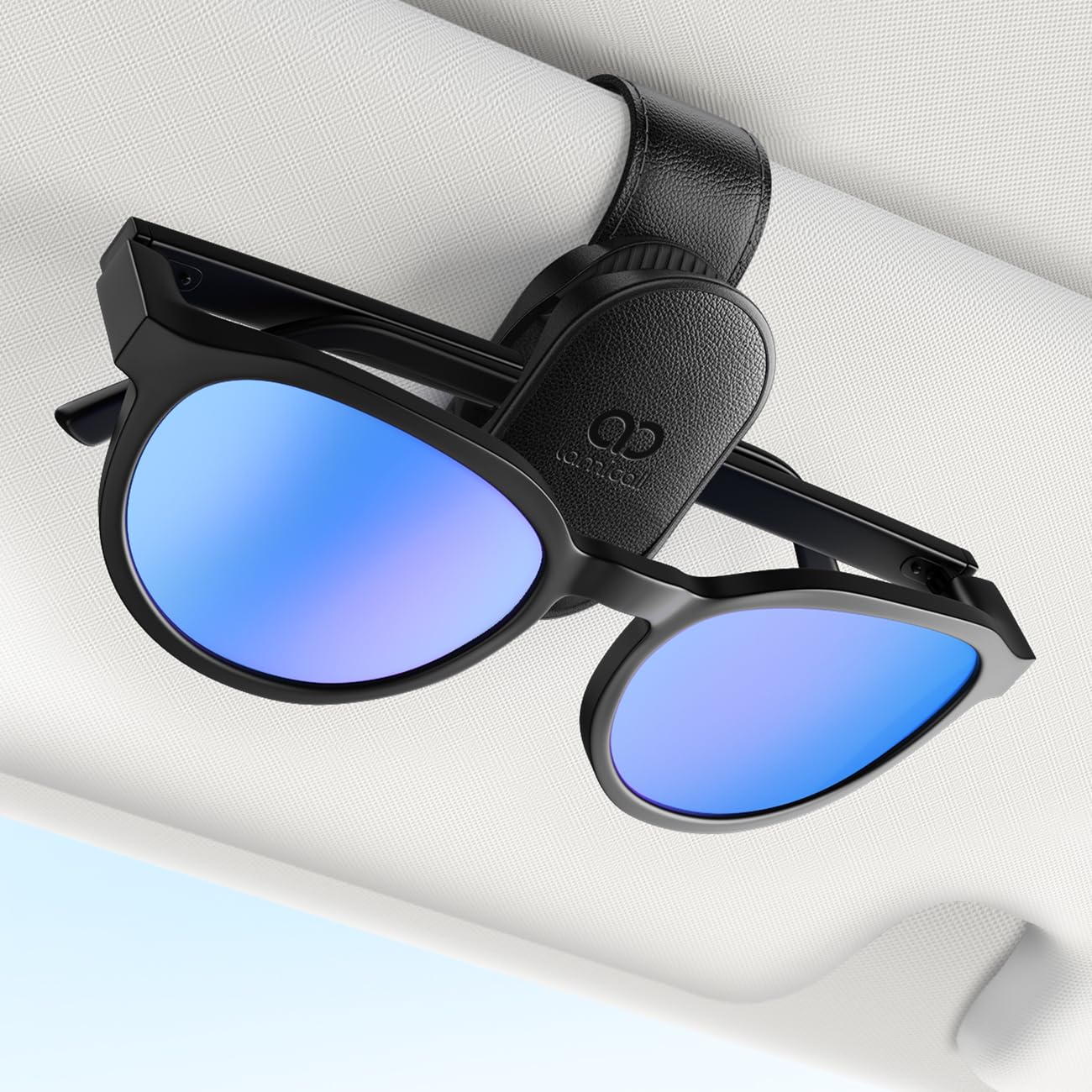 Lamicall Sunglasses Holder for Car Visor 1s One-Hand Access - Product Imagery