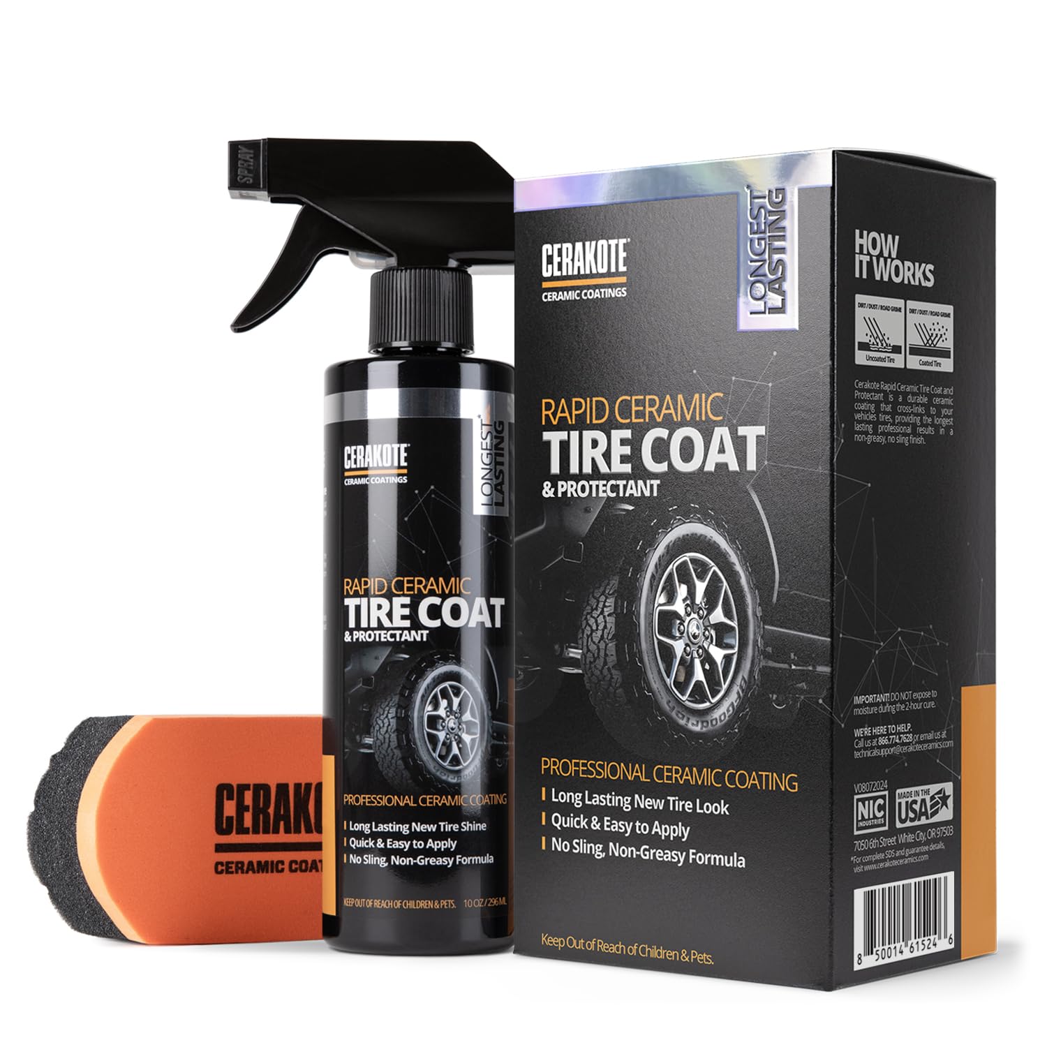 CERAKOTE® Rapid Ceramic Tire Coat, 10 oz - Product Imagery