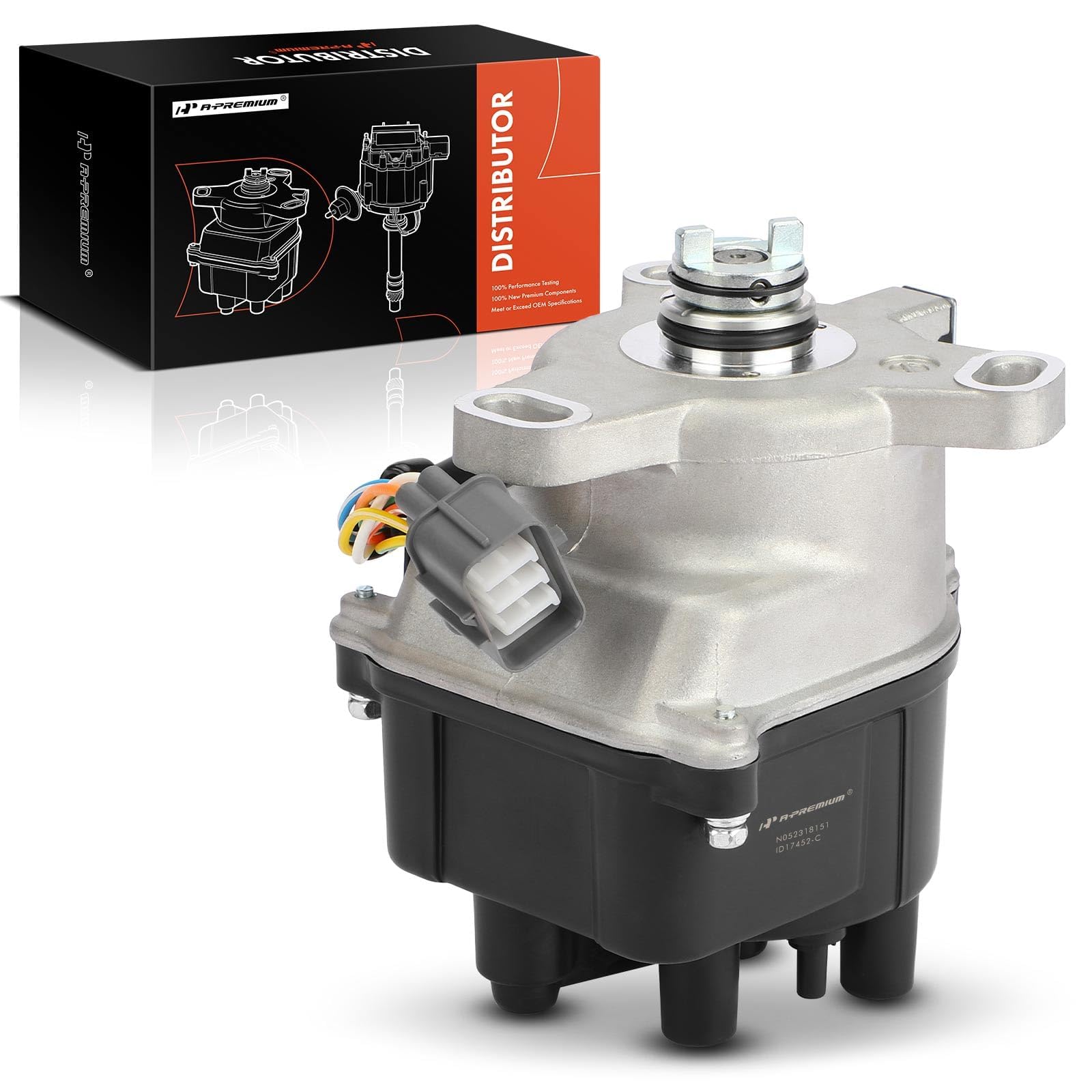 A-Premium Ignition Distributor with Cap and Rotor, 2.0L L4, 8 - Product Imagery