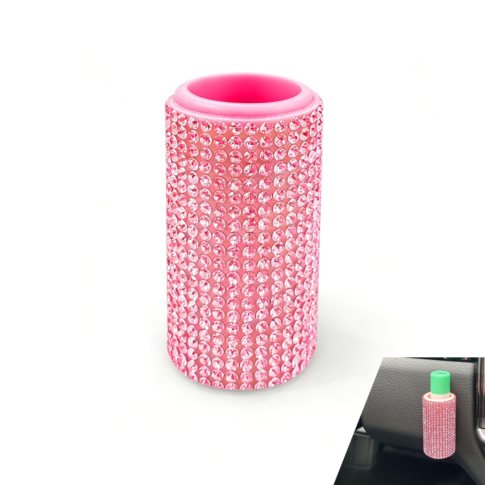 Bling Chapstick Holder for Car, Diamond Lip Balm Holder, Upright - Product Imagery