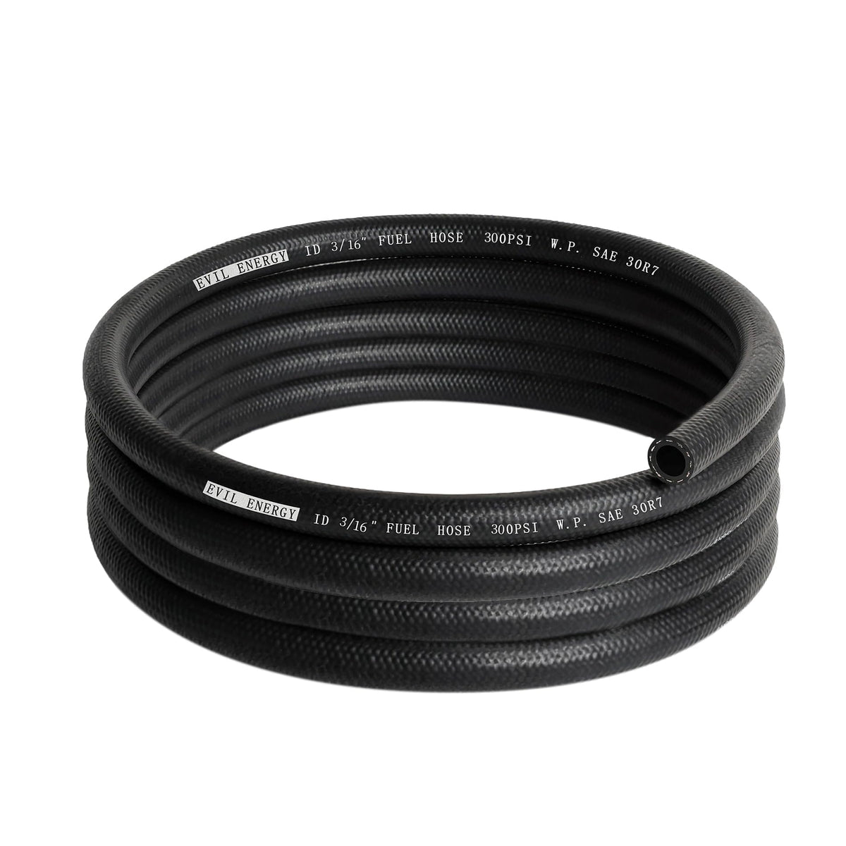 EVIL ENERGY 3/16 Fuel Hose Line Push Lock NBR Rubber SAE 30R7 - Product Imagery