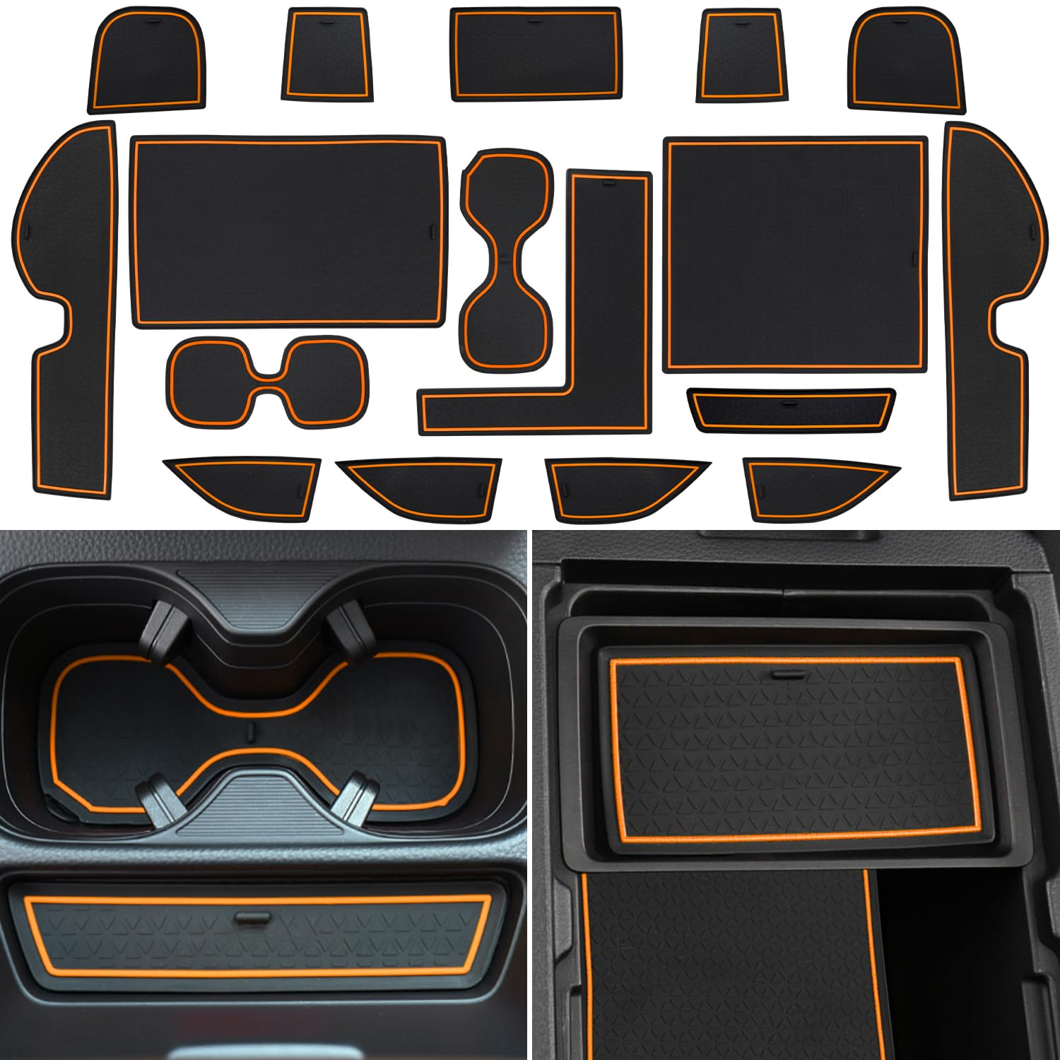 Center Console Liner for Honda CRV Accessories 2023 2024 2025 - Product Imagery