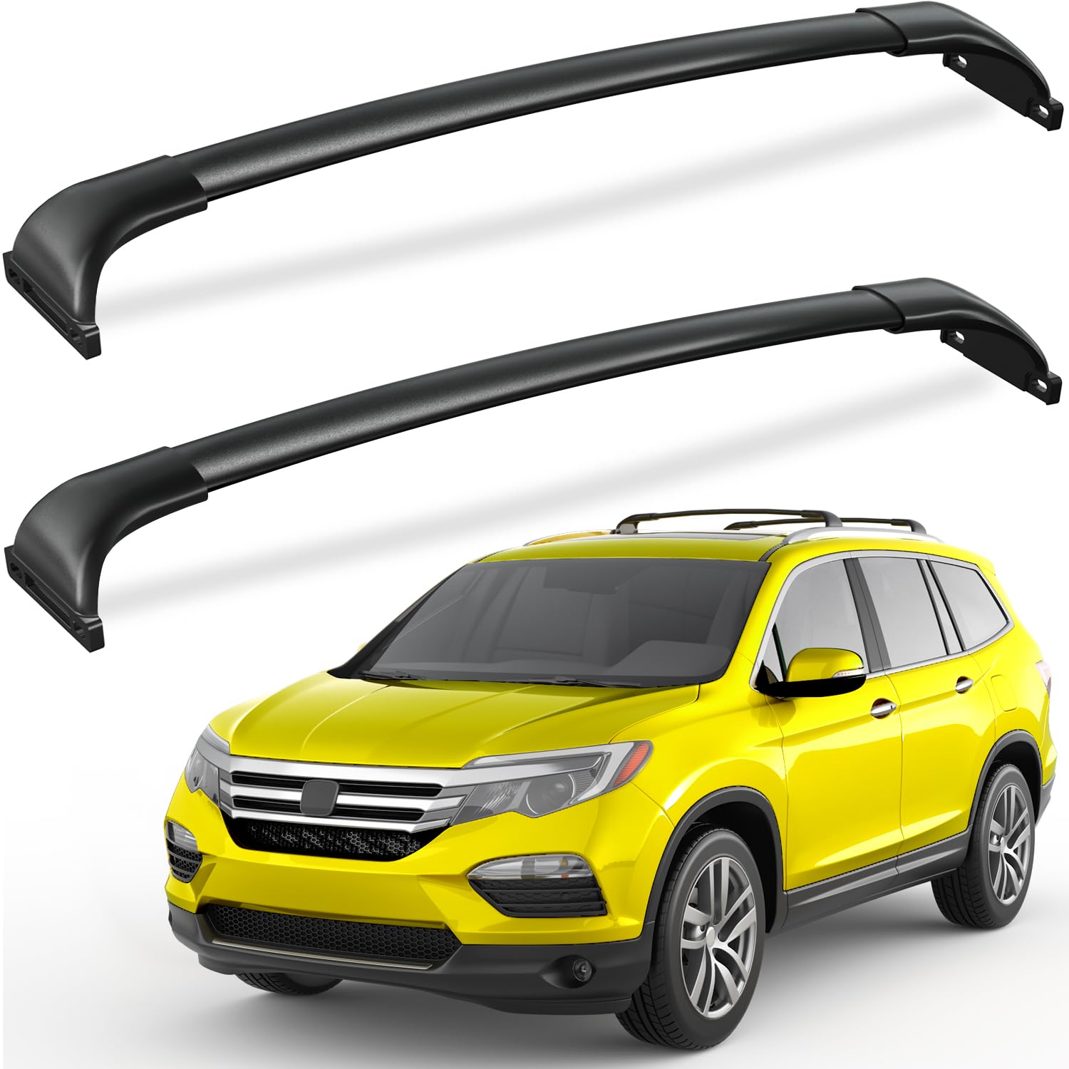FengYu Roof Rack Cross Bars for Honda Pilot 2016-2022 with Flush - Product Imagery