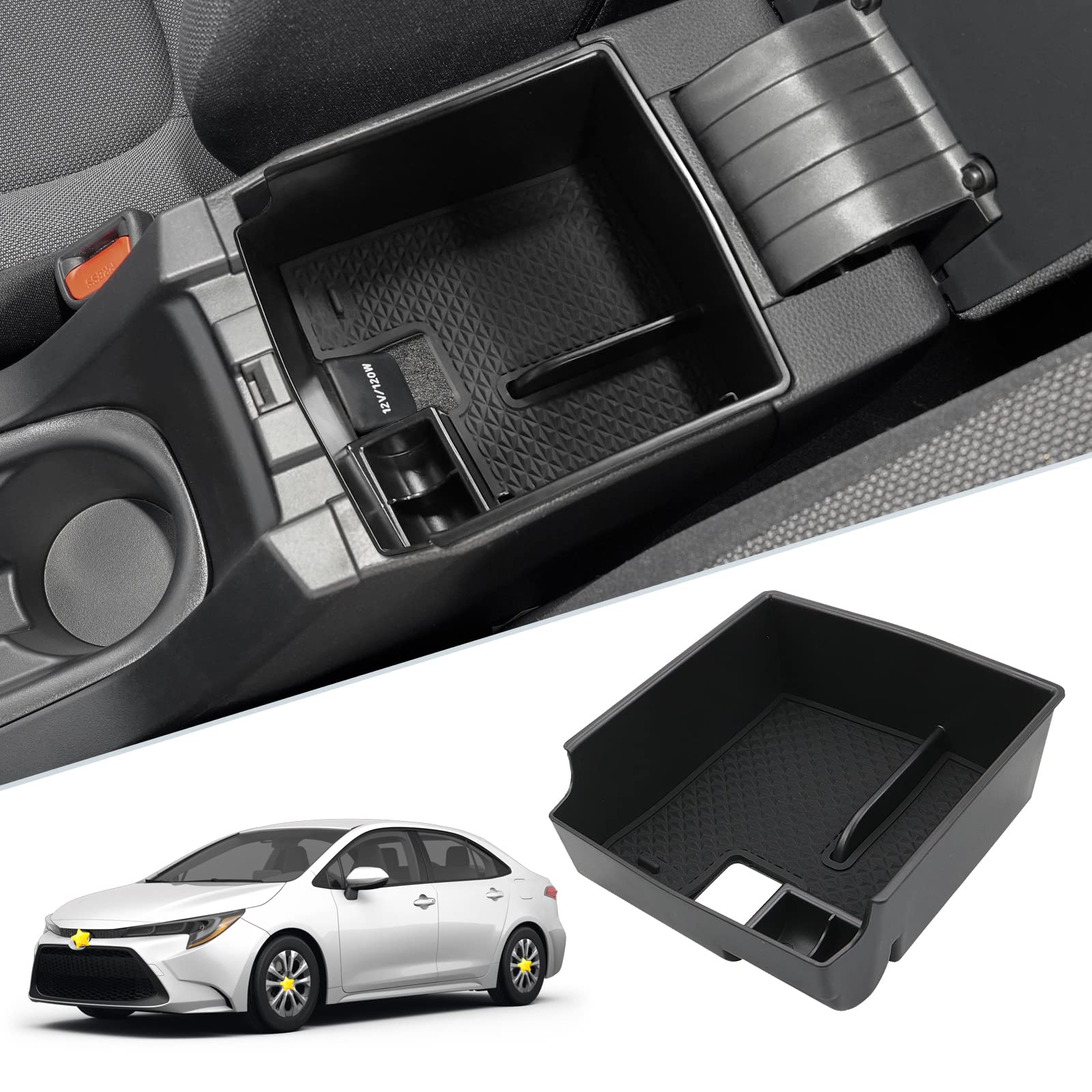 SKTU 2022 2023 2024 2025 2026 Toyota Corolla Center Console - Product Imagery