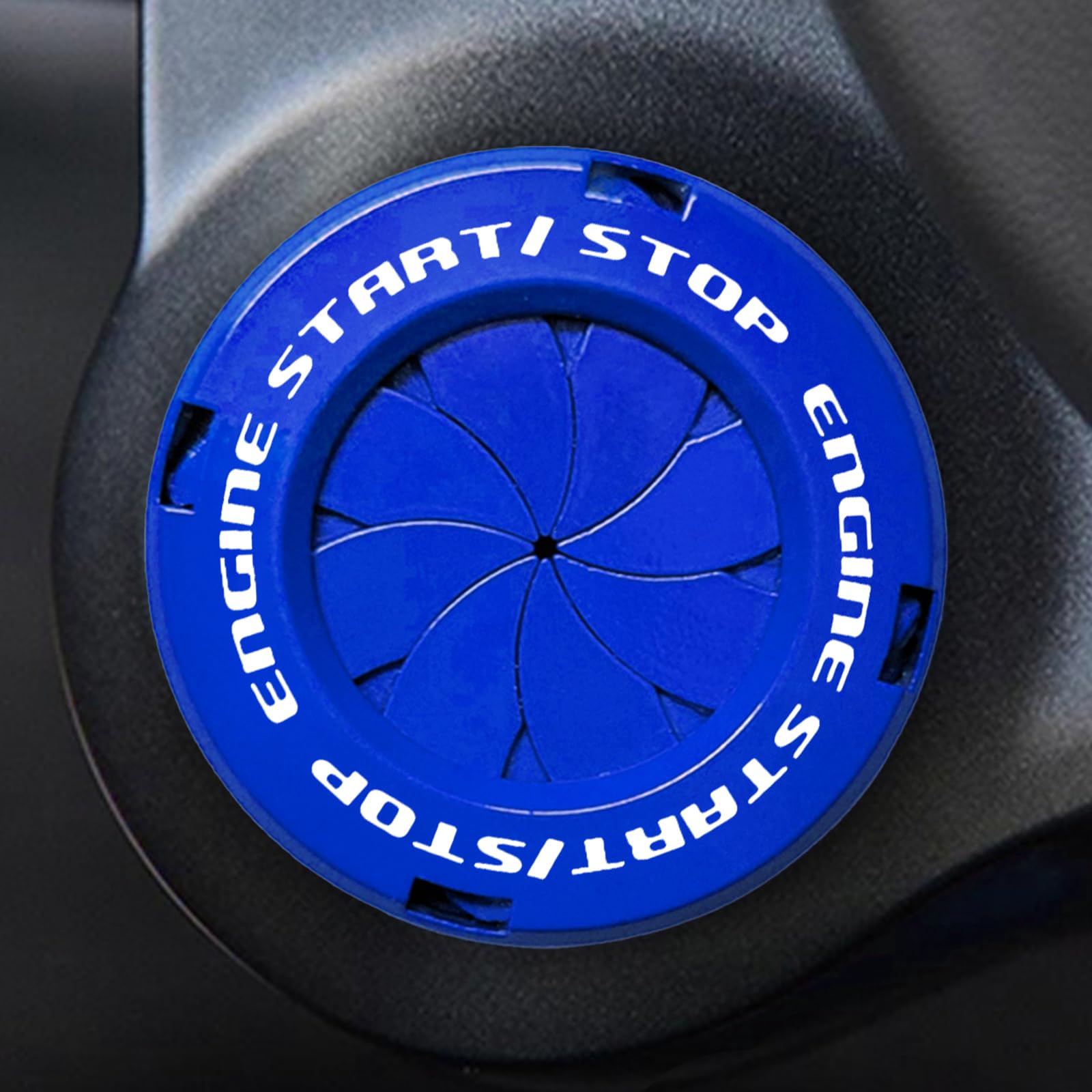 Tybasthe Rotary Push Start Button Cover, Car Accessories Engine - Product Imagery