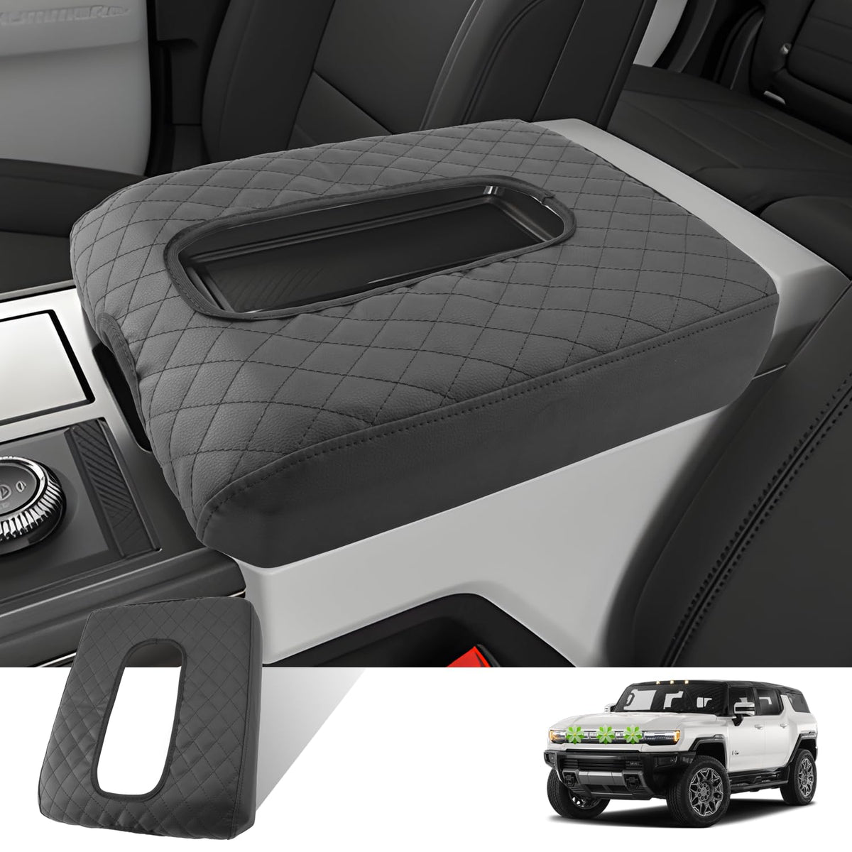 Ruiya Hummer EV Armrest Cover,for Hummer EV Accessories Center - Product Imagery