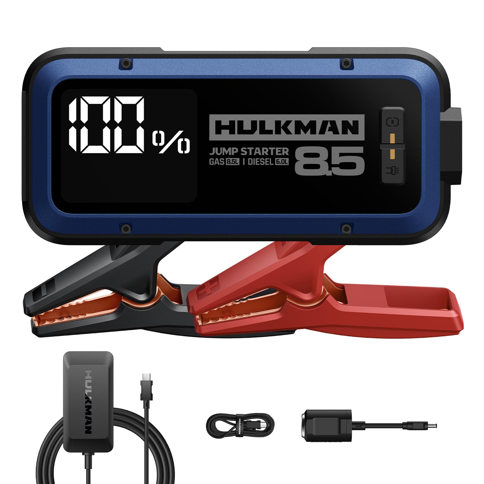 Hulkman Alpha 85 2000A Smart Battery Jumper Starter Portable for - Product Imagery