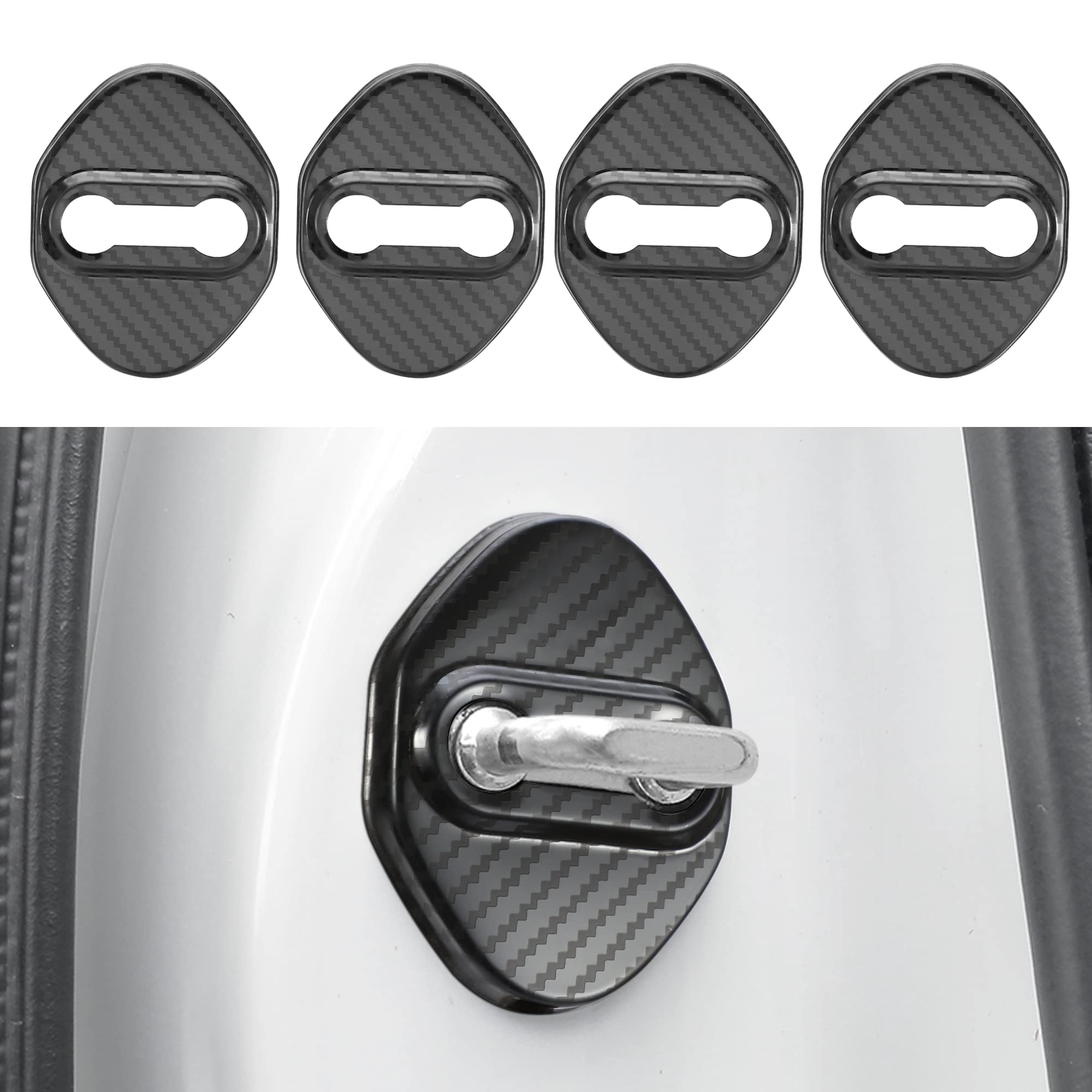 TOMALL 4pcs Car Door Lock Latches Cover Compatible with Honda - Product Imagery