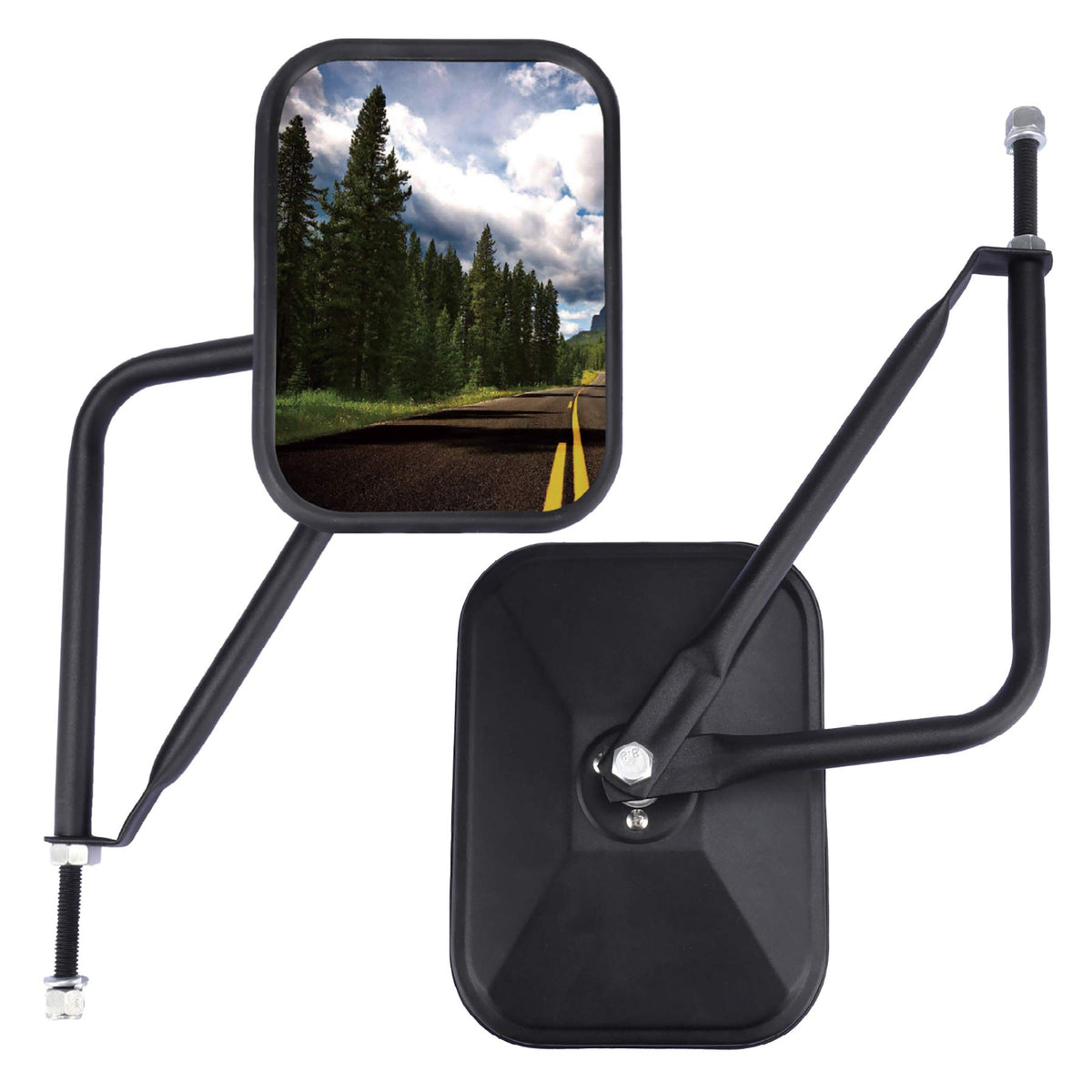 JUSTTOP Mirrors Doors Off, Side View Mirrors Compatible with - Product Imagery