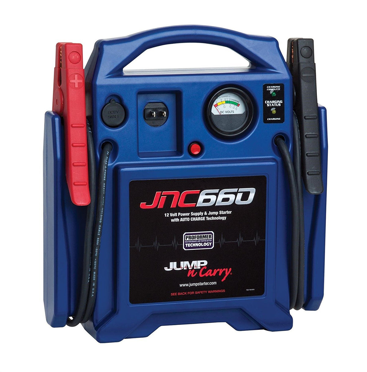 Clore Automotive Jump-N-Carry JNC660 1700 Peak Amp 12 Volt Jump - Product Imagery