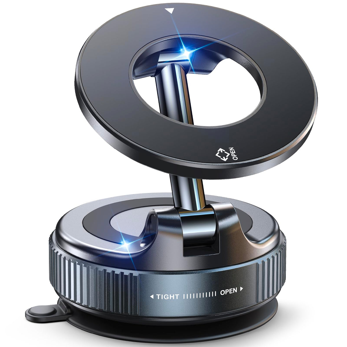 Jononser Magnetic Car Phone Holder for MagSafe, Nano-Gel Suction - Product Imagery