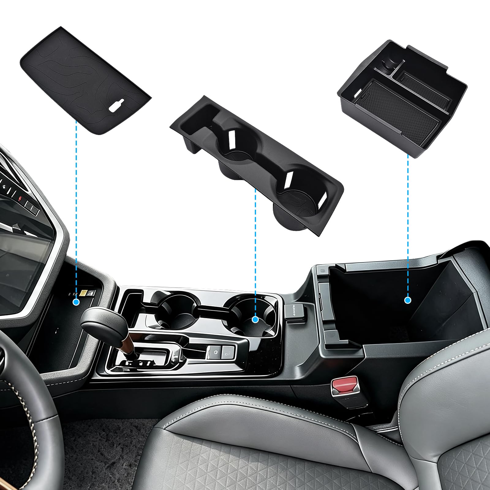 3 Set Organizer for 2026 Subaru Forester - Product Imagery