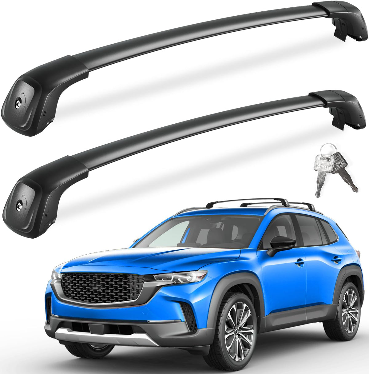 FengYu 330lbs Roof Rack Cross Bars for Mazda CX-50 & CX50 Hybrid - Product Imagery