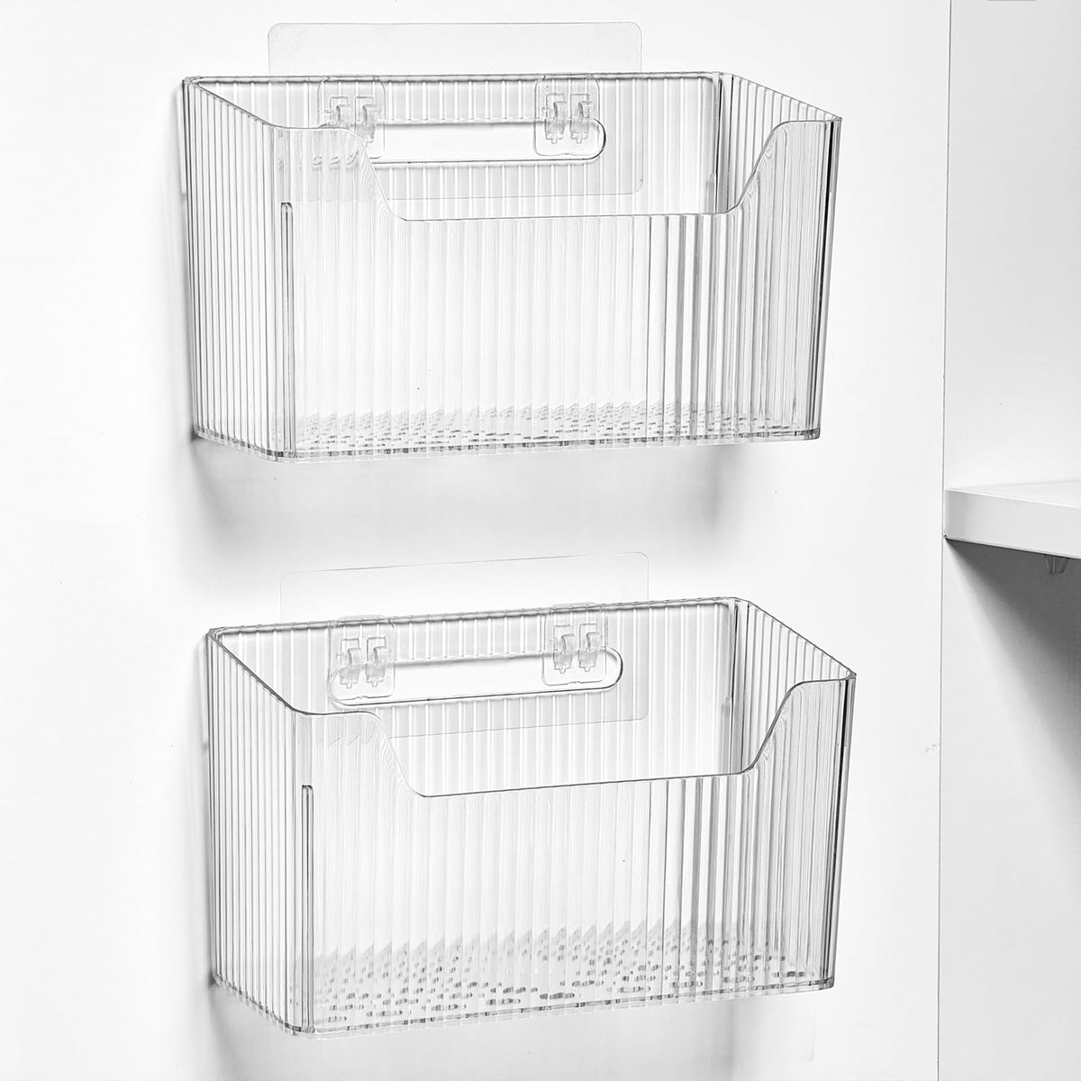Sinnsally 2 Pack Cabinet Door Organizer,Self Adhesive Lid - Product Imagery