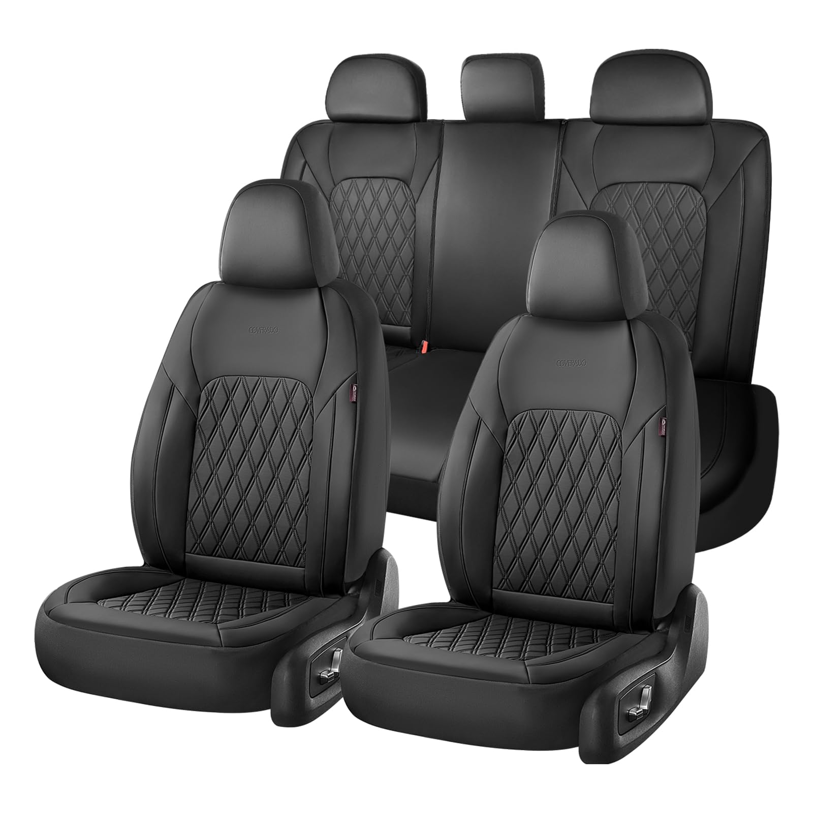 Coverado Automotive Seat Covers, Car Seat Covers Full Set, Car - Product Imagery