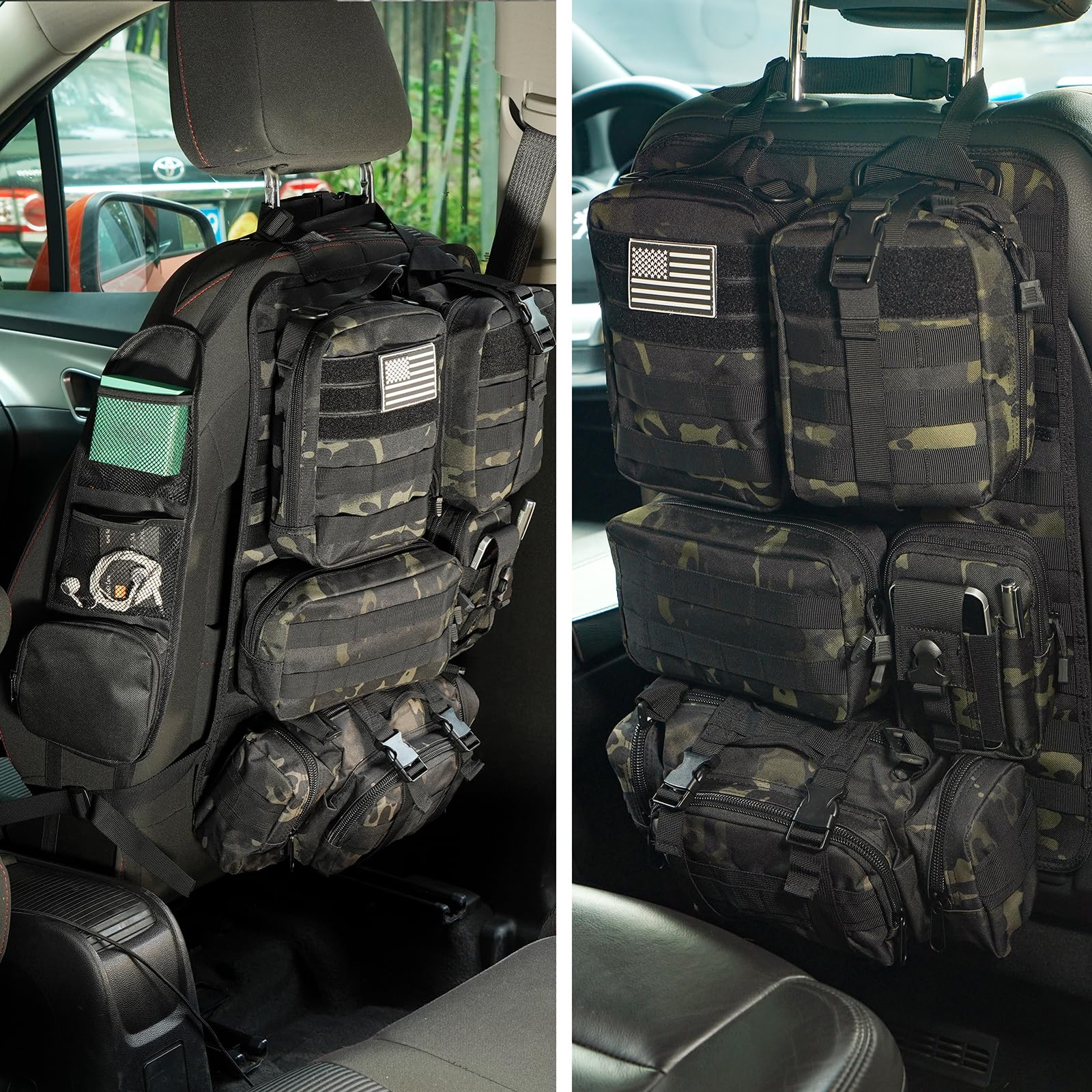Tactical Car Seat Back Organizer,Tactical Molle Seat Back - Product Imagery