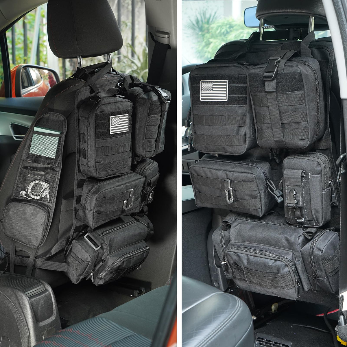 Tactical Car Seat Back Organizer,Tactical Molle Seat Back - Product Imagery