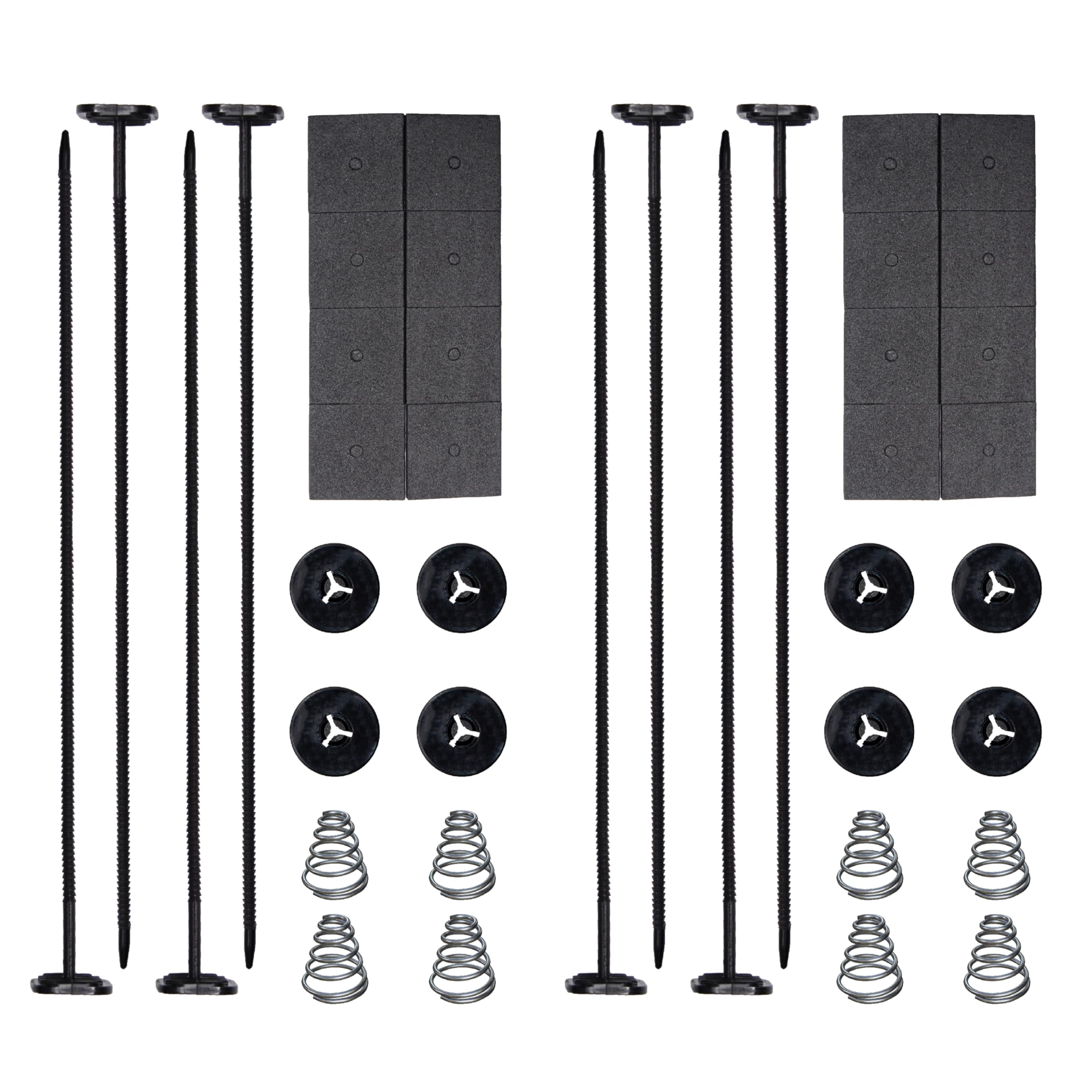 BFXM Automotive Fan Mounting Kit, Radiator Fan Zip Ties Clips - Product Imagery