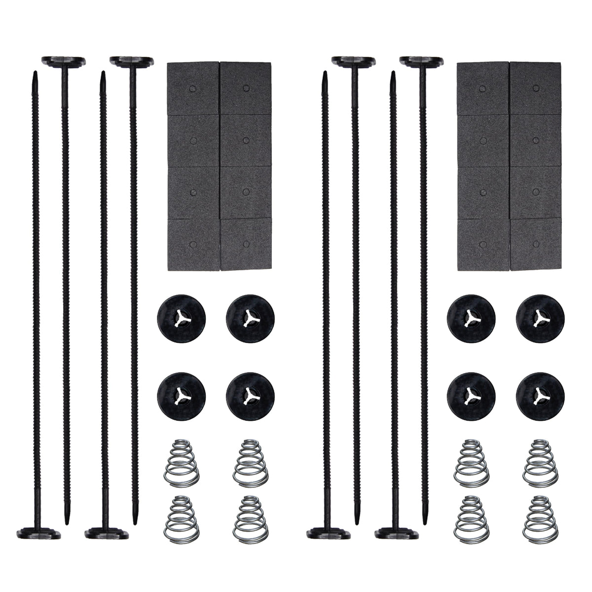 BFXM Automotive Fan Mounting Kit, Radiator Fan Zip Ties Clips - Product Imagery