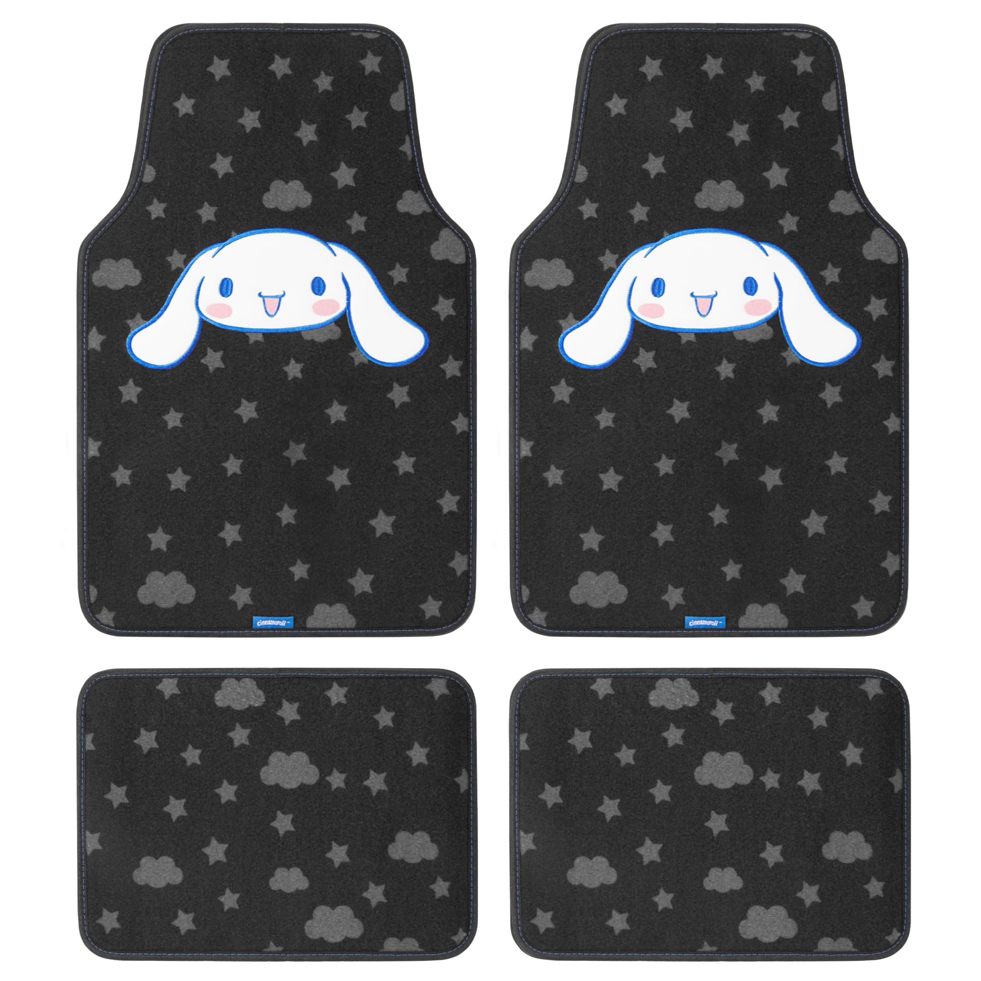 Cinnamoroll Carpet Car Floor Mats - Universal Fit for Cars, SUVs - Product Imagery