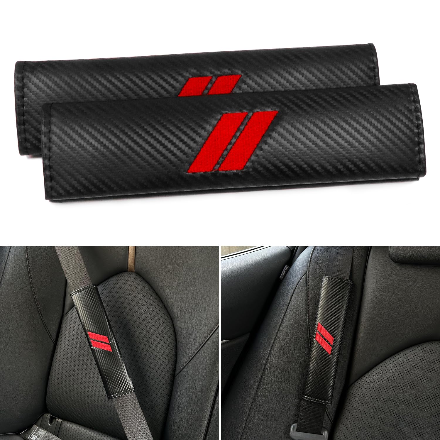 for Dodge Durango Seat Belt Covers for Charger Seat Belt Pads - Product Imagery