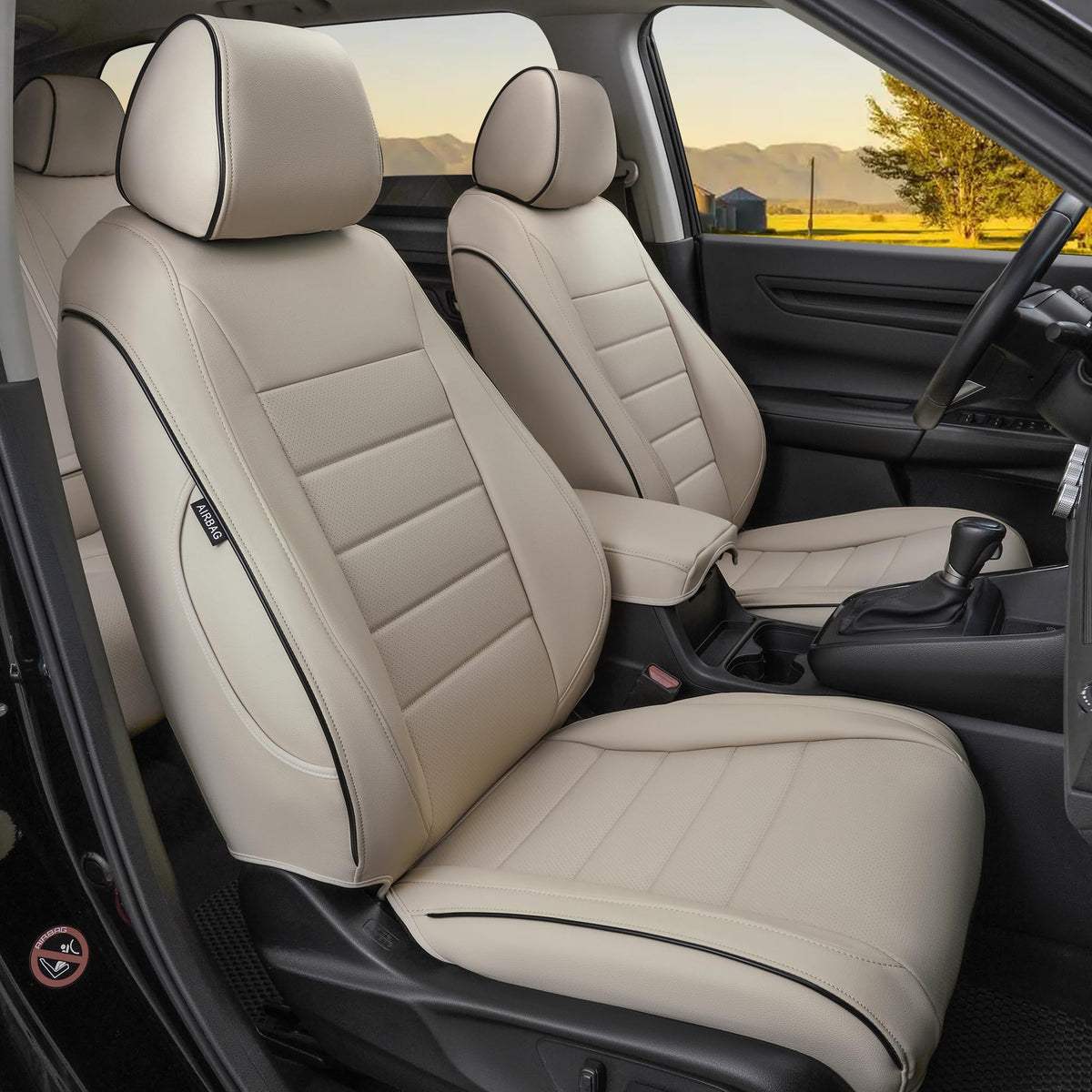 HKZ Fit CRV Car Seat Covers Full Set for Honda CR-V 2023 2024 - Product Imagery