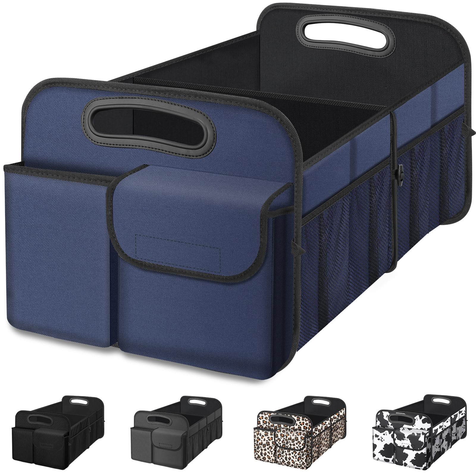 Femuar Car Trunk Organizer, Collapsible, Waterproof, Non-Slip, - Product Imagery