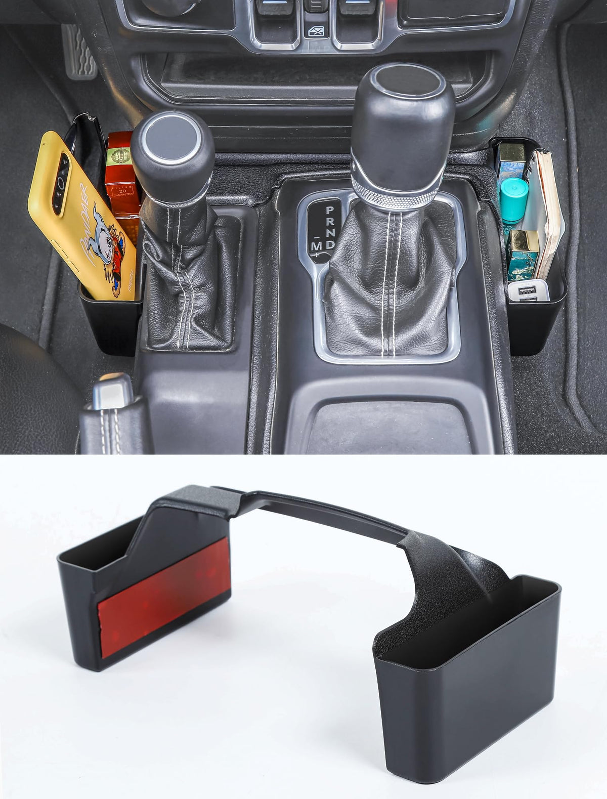 Savadicar GT-2 Shifter Storage Box, Gear Shift Side Tray, Center - Product Imagery