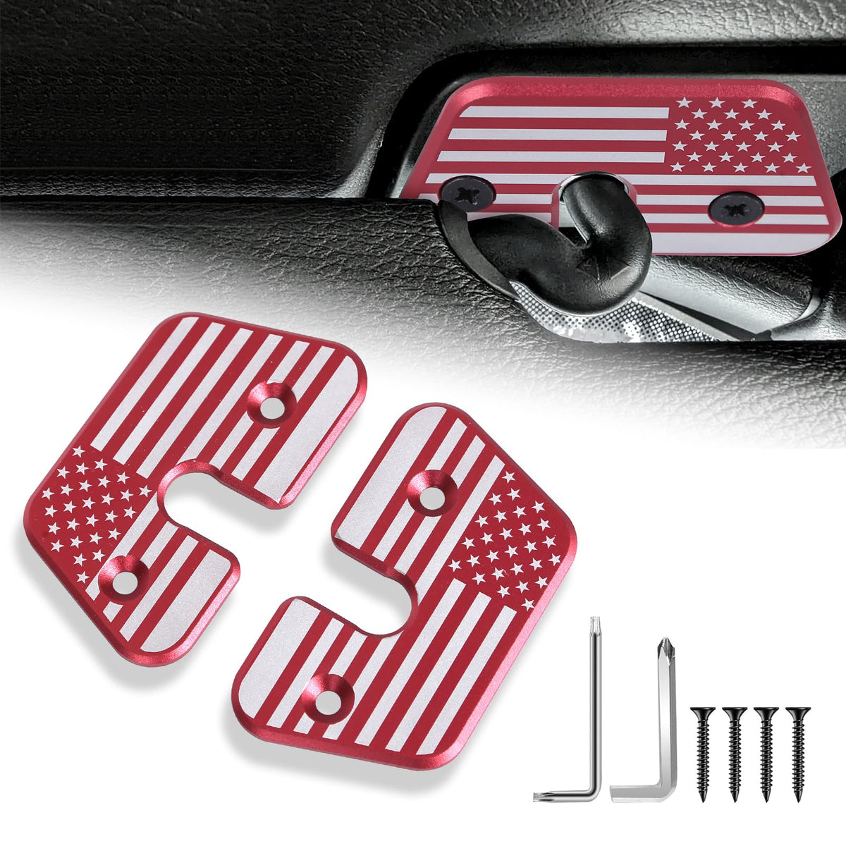 Sun Visor Repair Kit for Jeep Wrangler JK 2018/Wrangler JL - Product Imagery