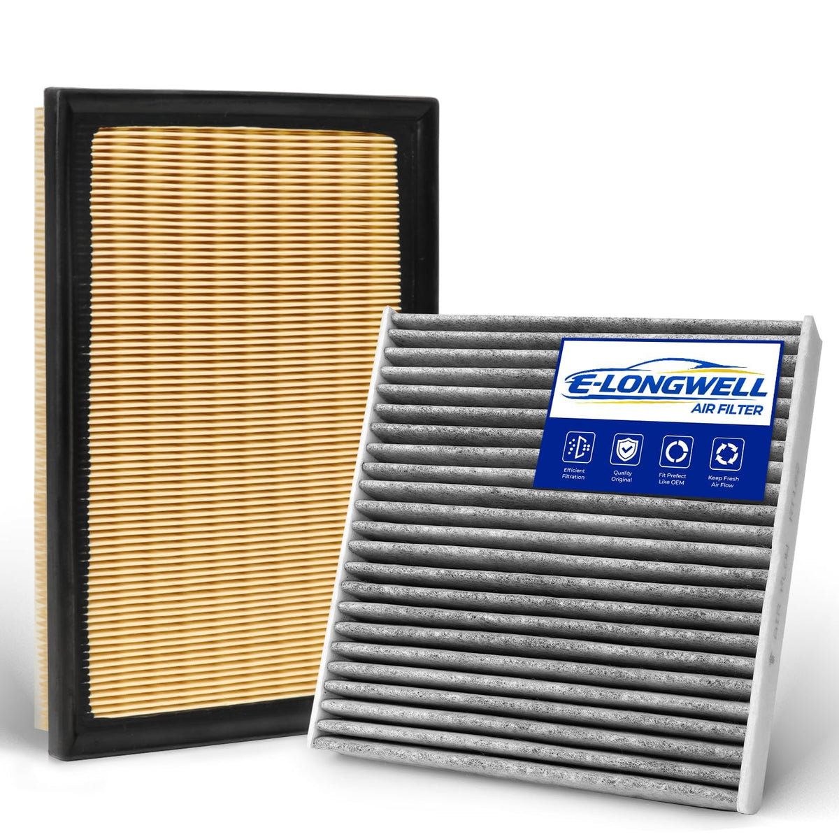 Cabin & Engine Air Filter Kit for 2010-2012 Lexus HS250h - Product Imagery