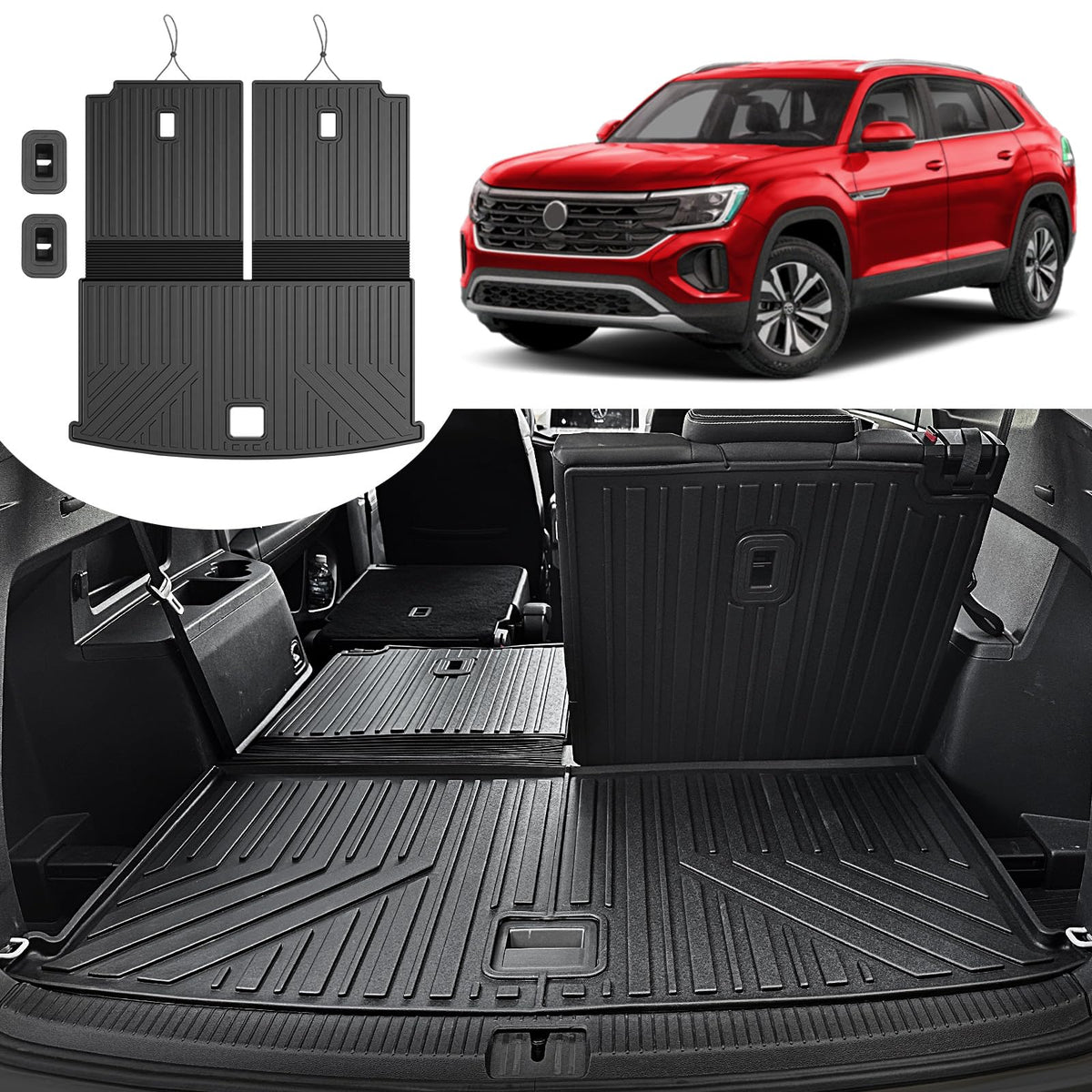 Cargo Mat for Volkswagen Atlas 2018-2026 (Not for Cross Sport) - Product Imagery