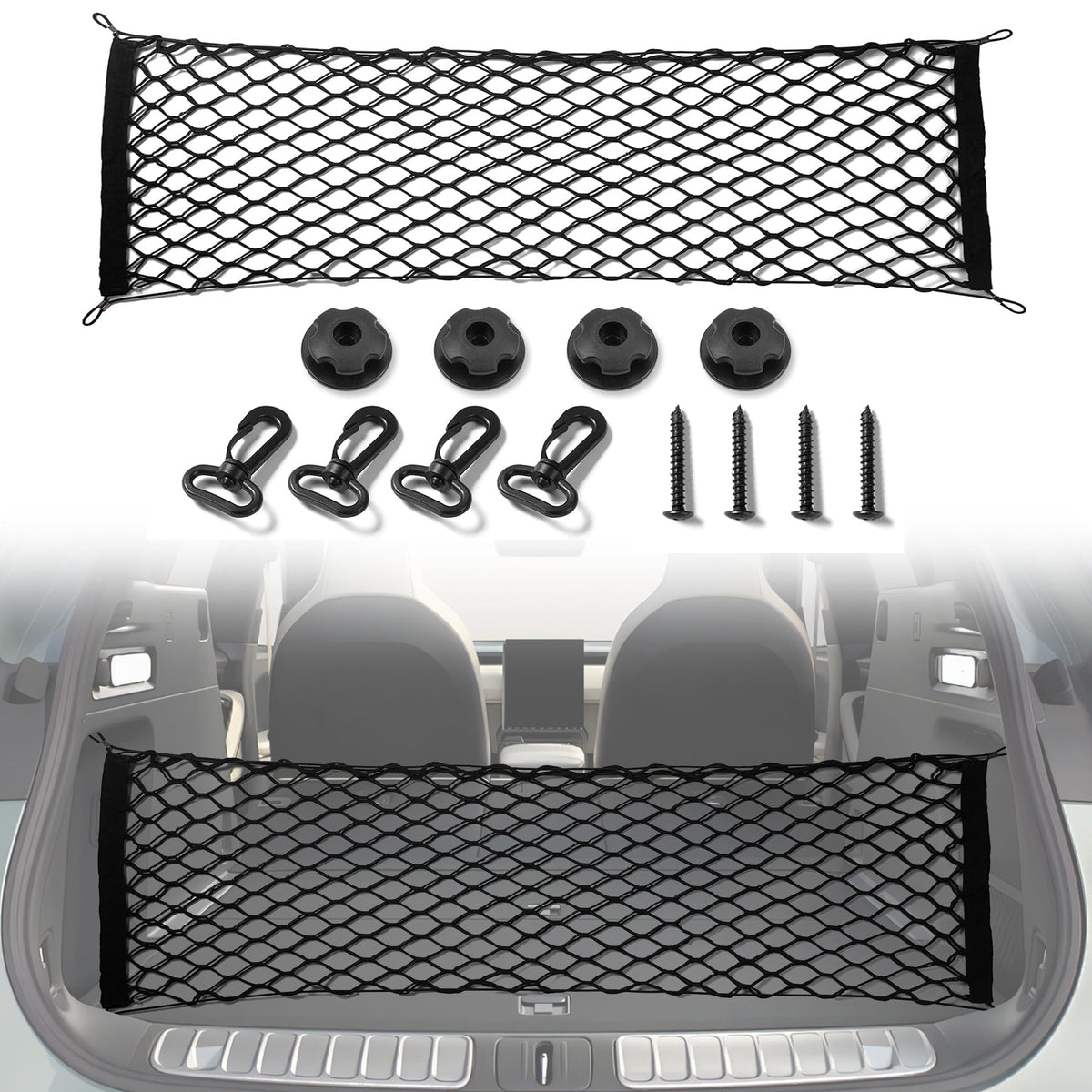 Amiss Cargo Net Stretchable, Car Exterior Accessories, - Product Imagery