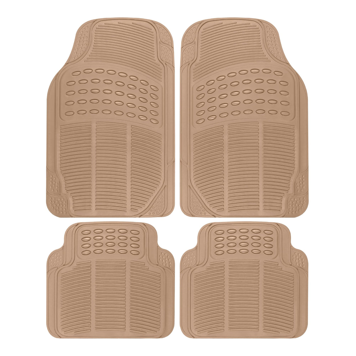 BDK ProLiner Floor Mats for Cars Trucks SUV, 4-Piece All-Weather - Product Imagery