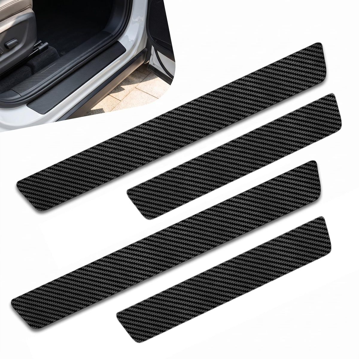 Door Sill Protectors for Mazda CX-50 2026 2025-2022 4 Pcs - Product Imagery